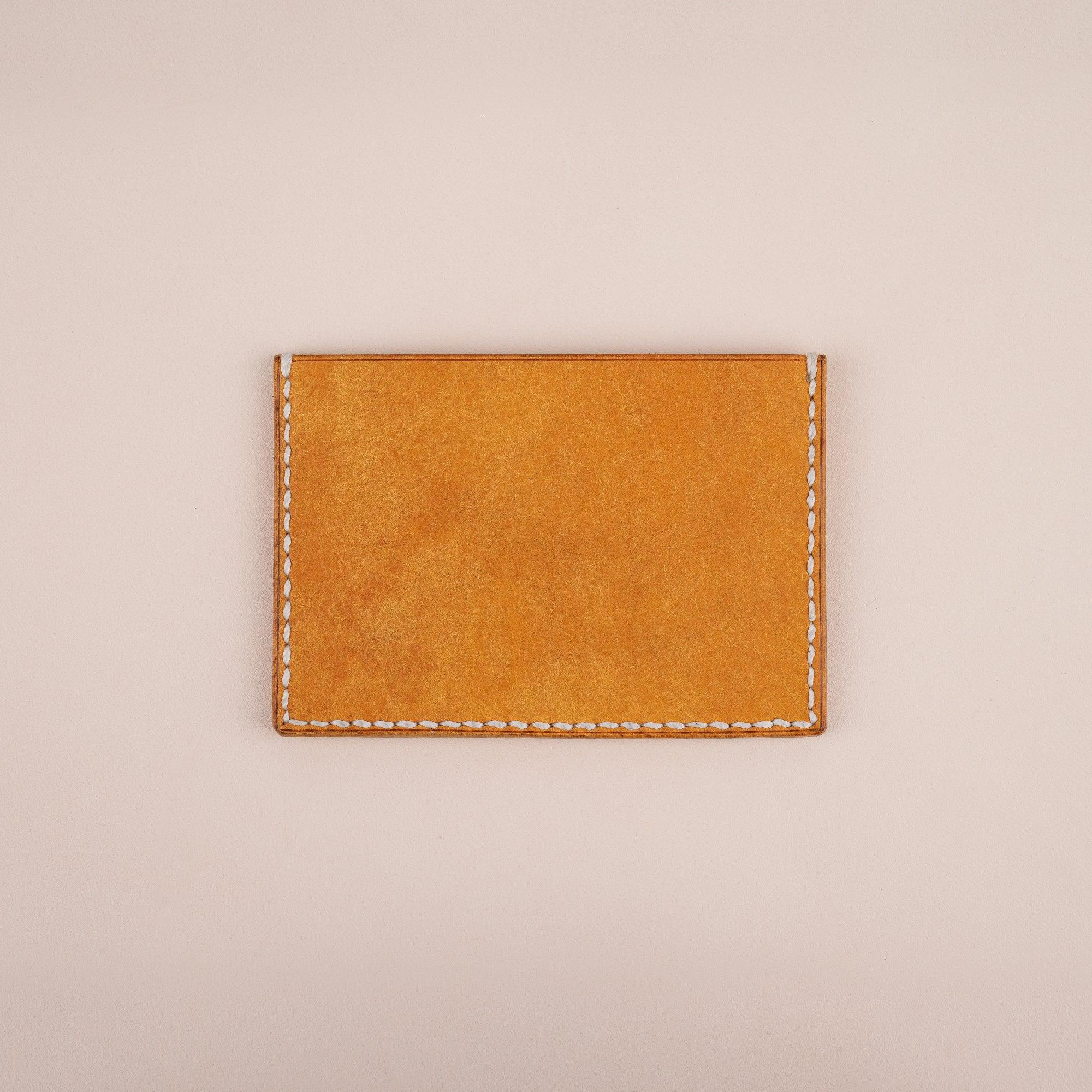 Golden Pueblo Leather Minimalist Card Holder Alligator Stupid - WildandKing