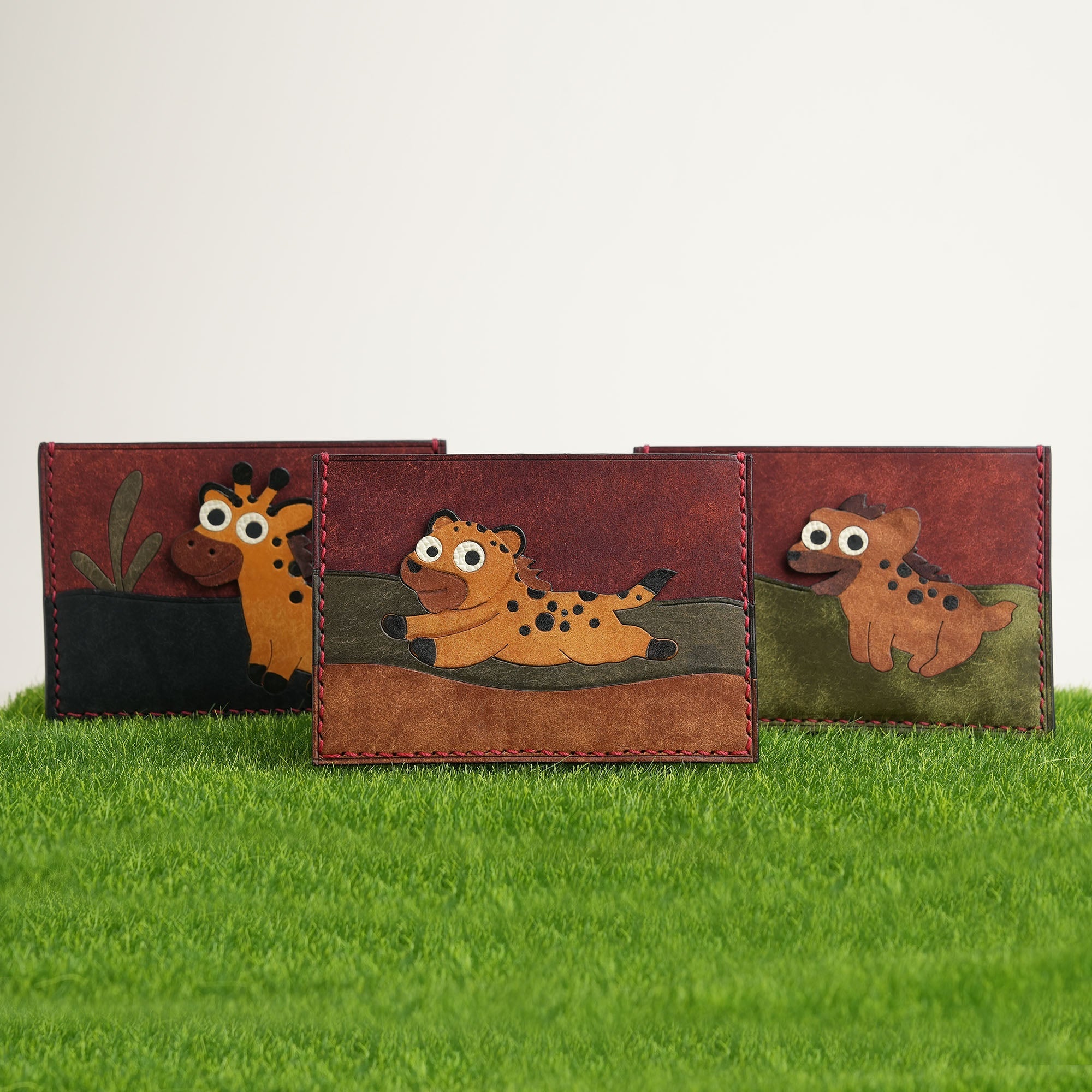 Card Holder - Safari Animals