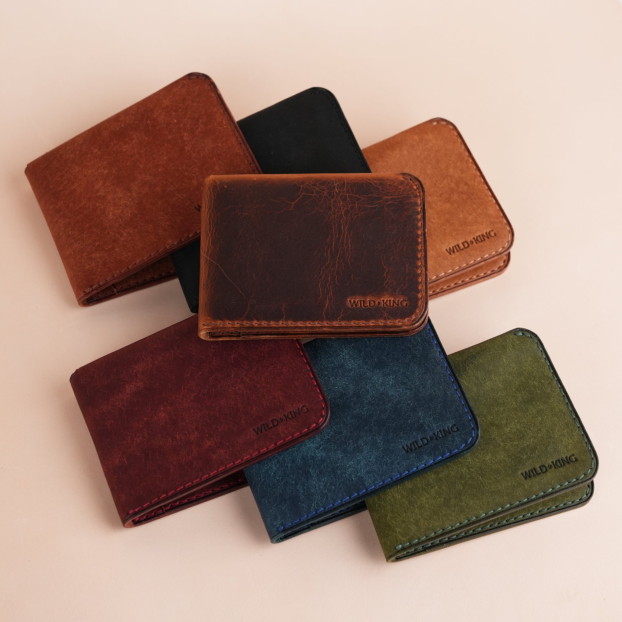 Minimalist Pueblo Leather Wing Bifold Wallet