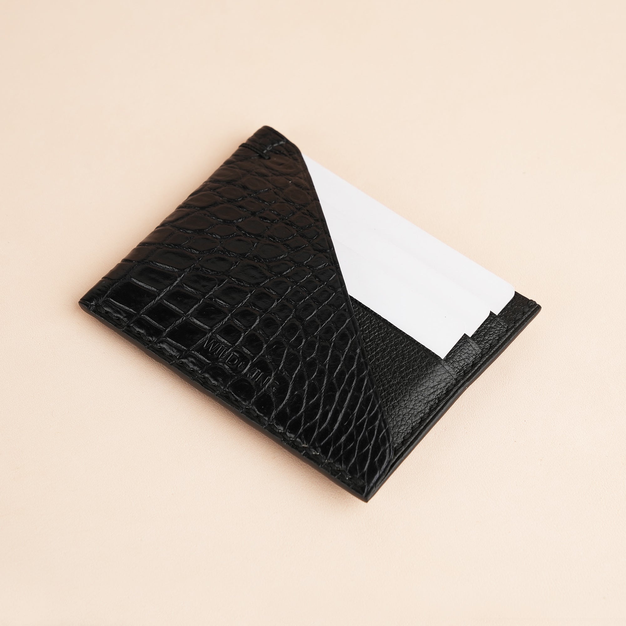 Alligator Leather Card Holder
