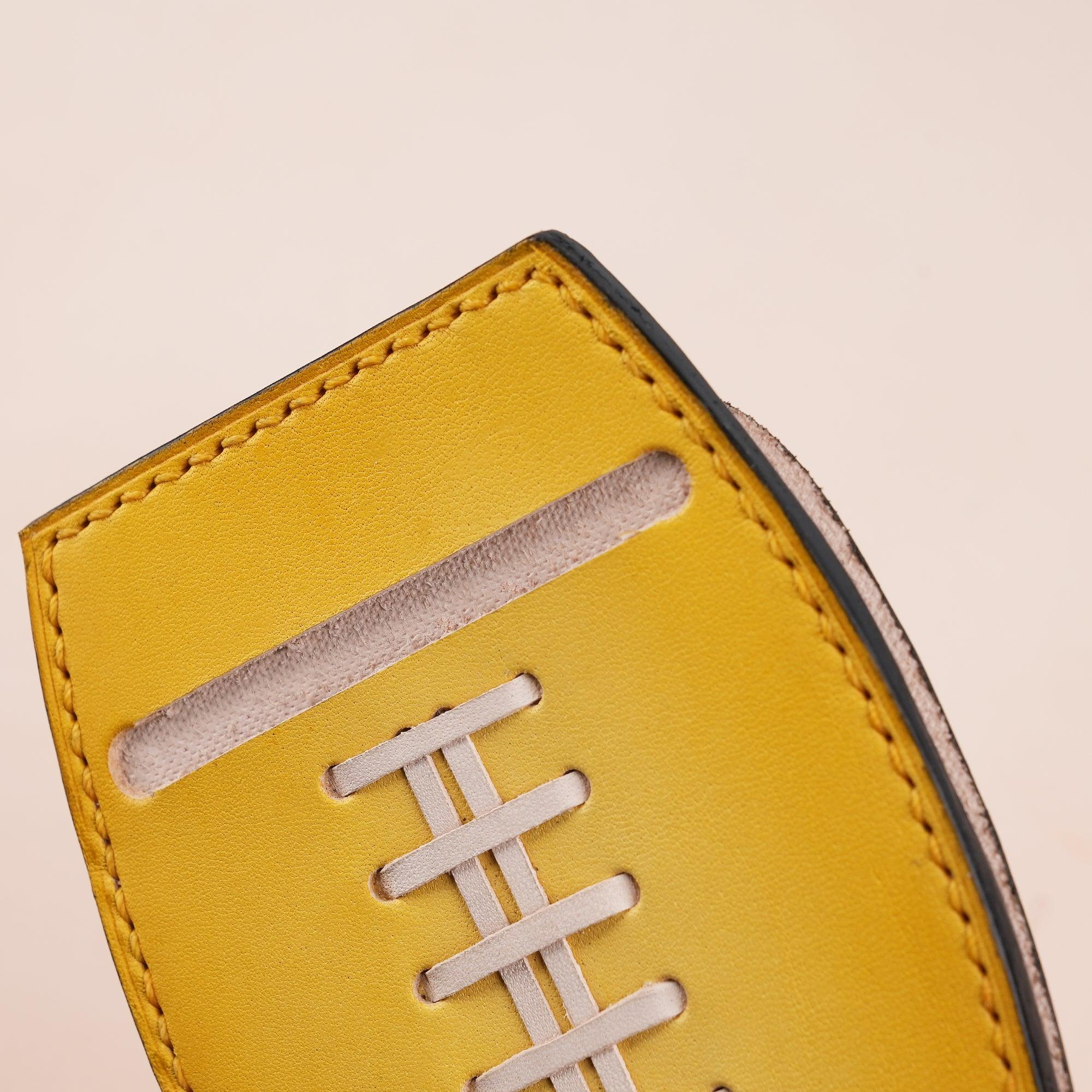 American Football Yellow Glove Wallet Card Holder - WildandKing