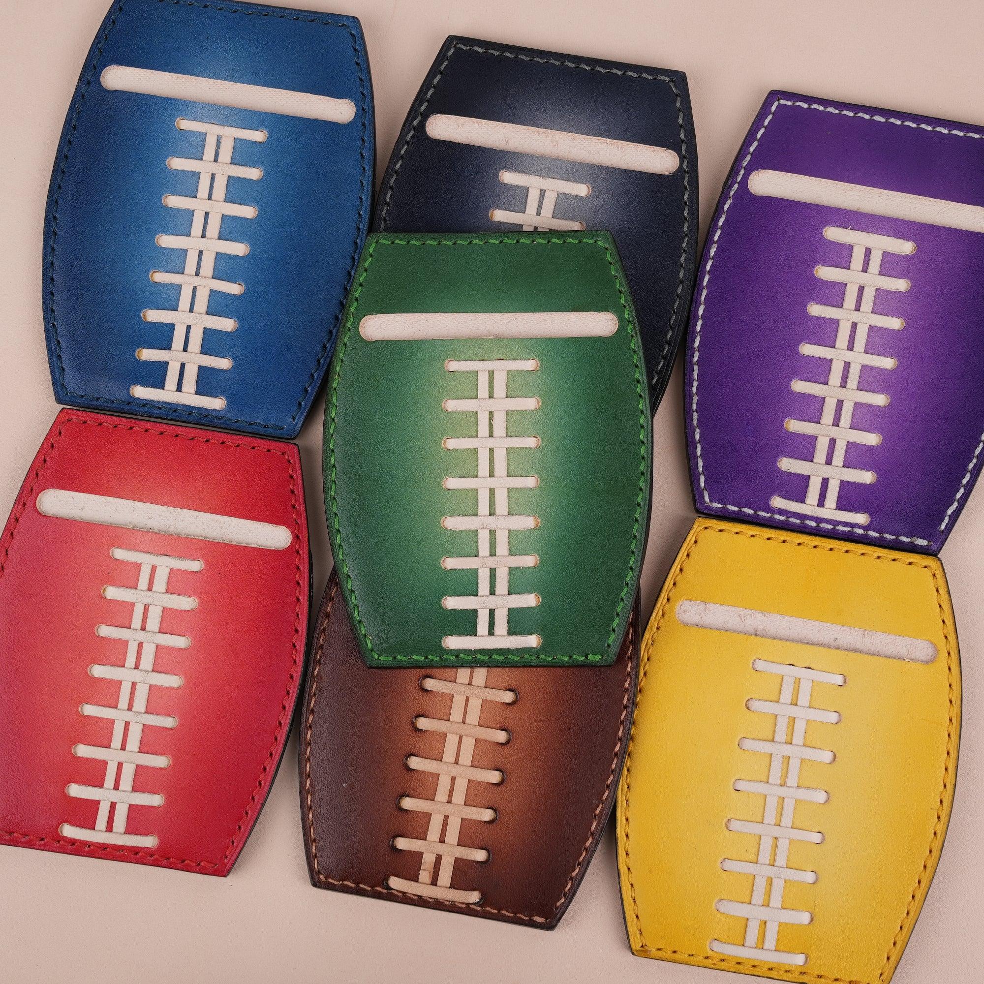 American Football Green Glove Wallet Card Holder - WildandKing