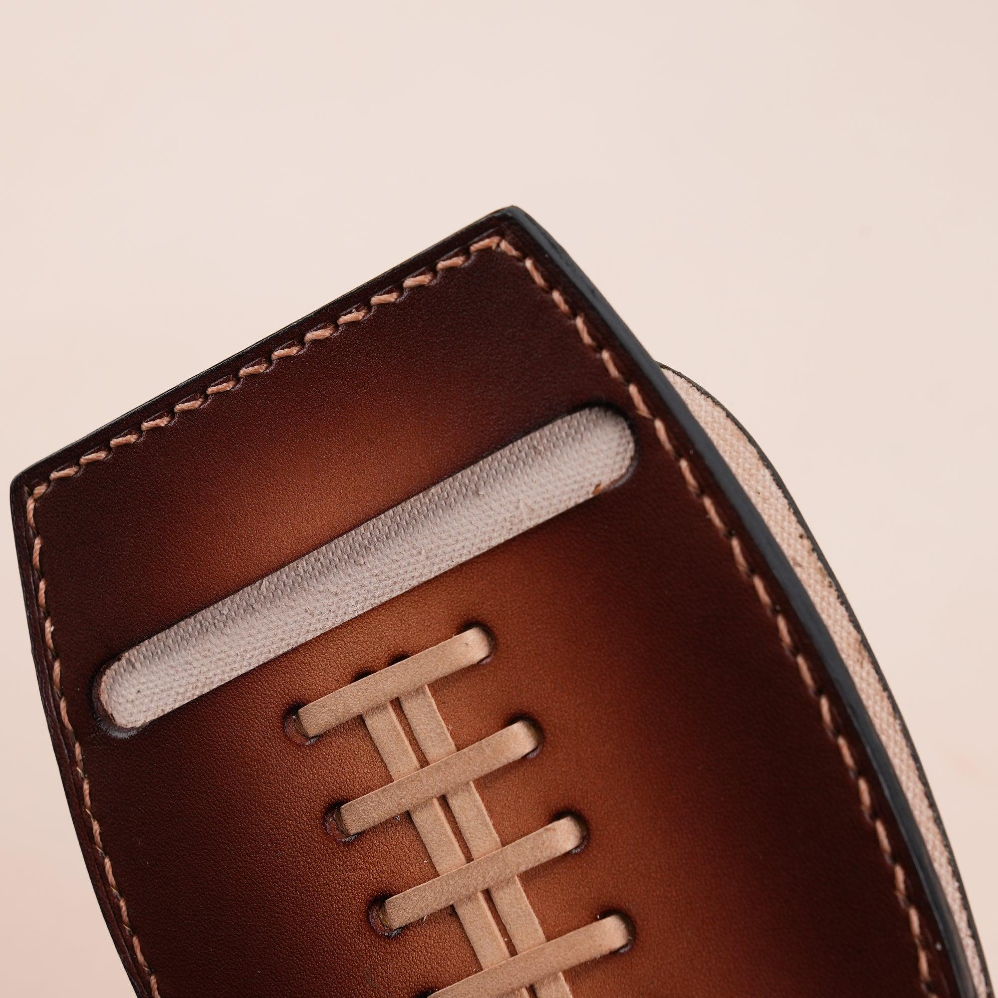 American Football Brown Glove Wallet Card Holder - WildandKing