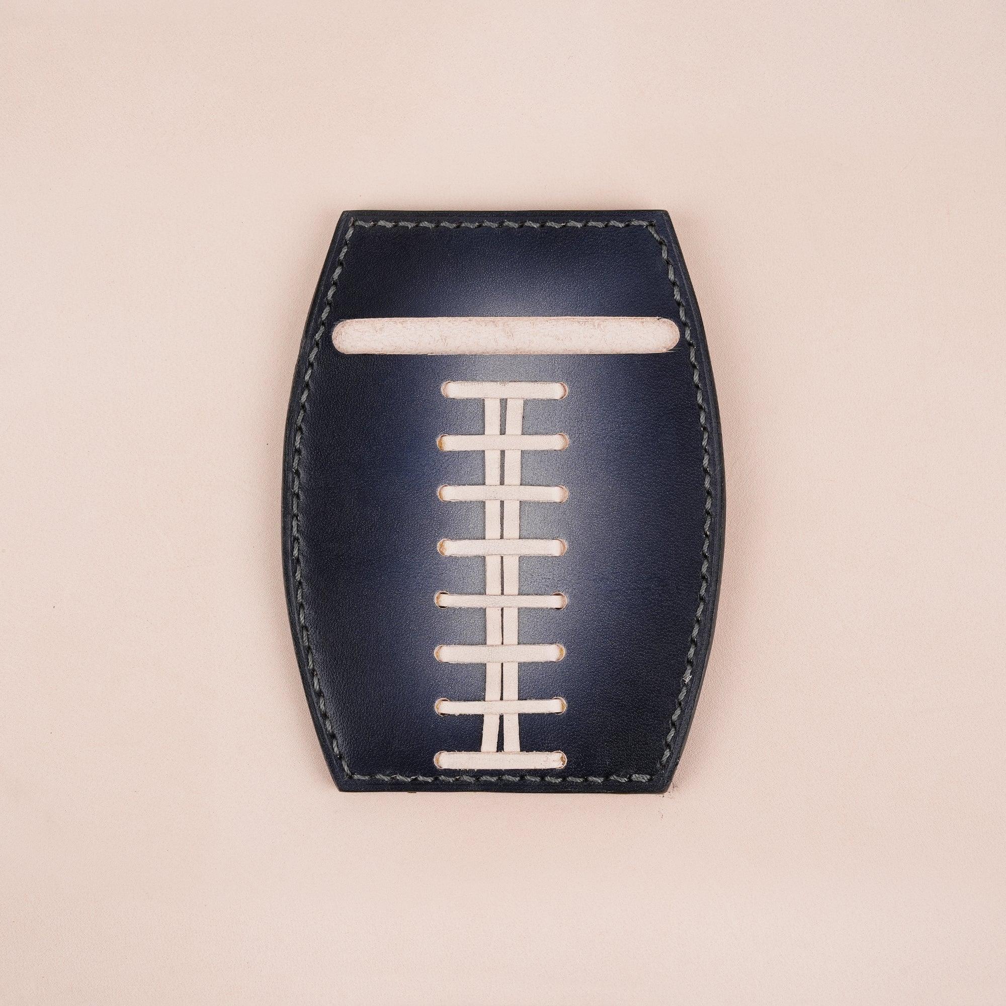 American Football Black Glove Wallet Card Holder - WildandKing