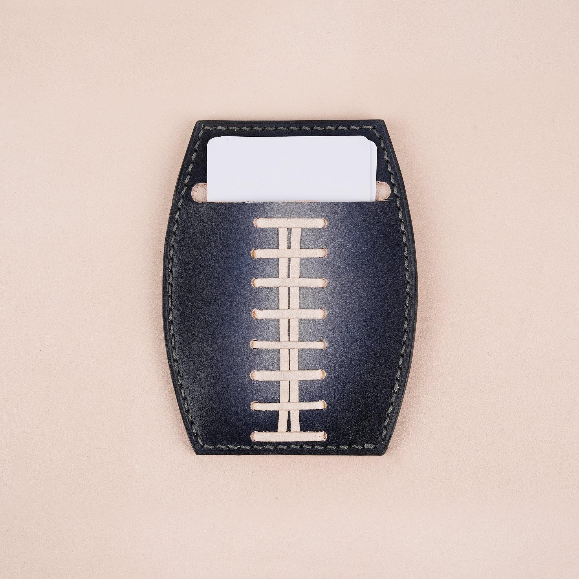 American Football Black Glove Wallet Card Holder - WildandKing