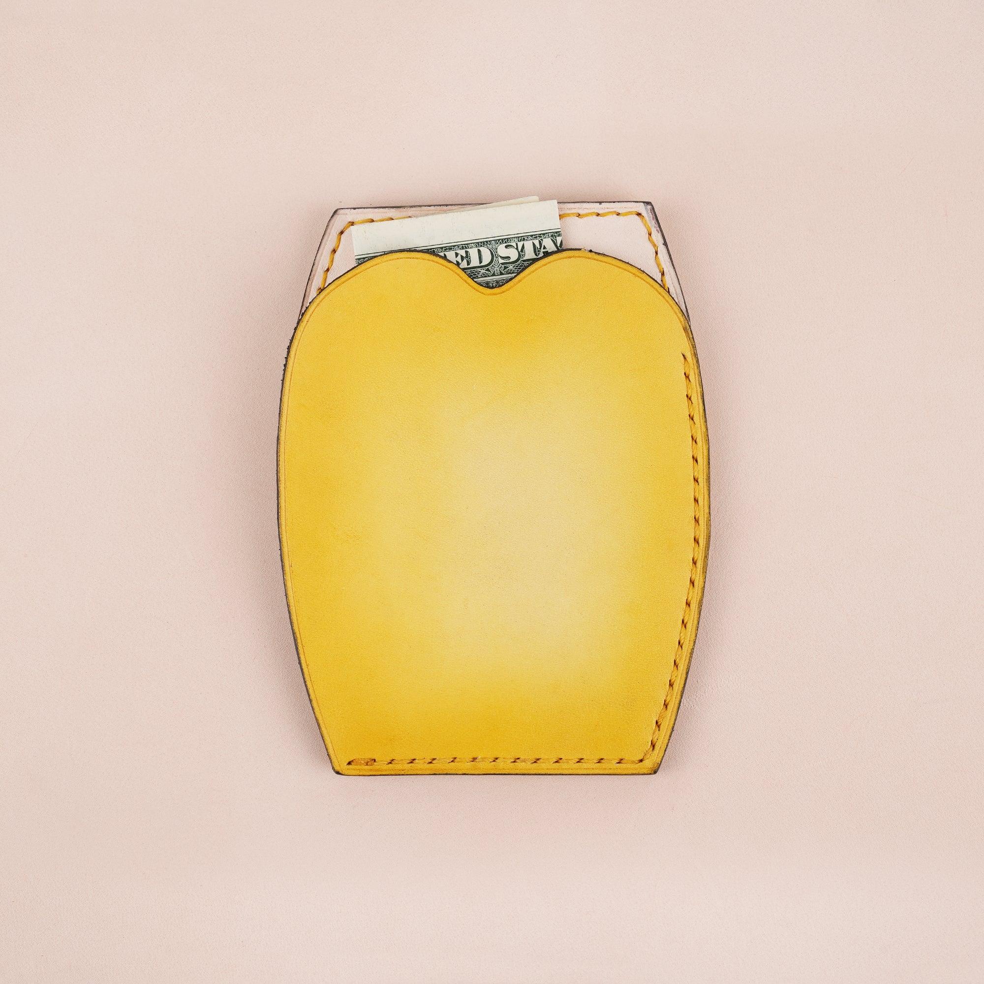 American Football Yellow Glove Wallet Card Holder - WildandKing