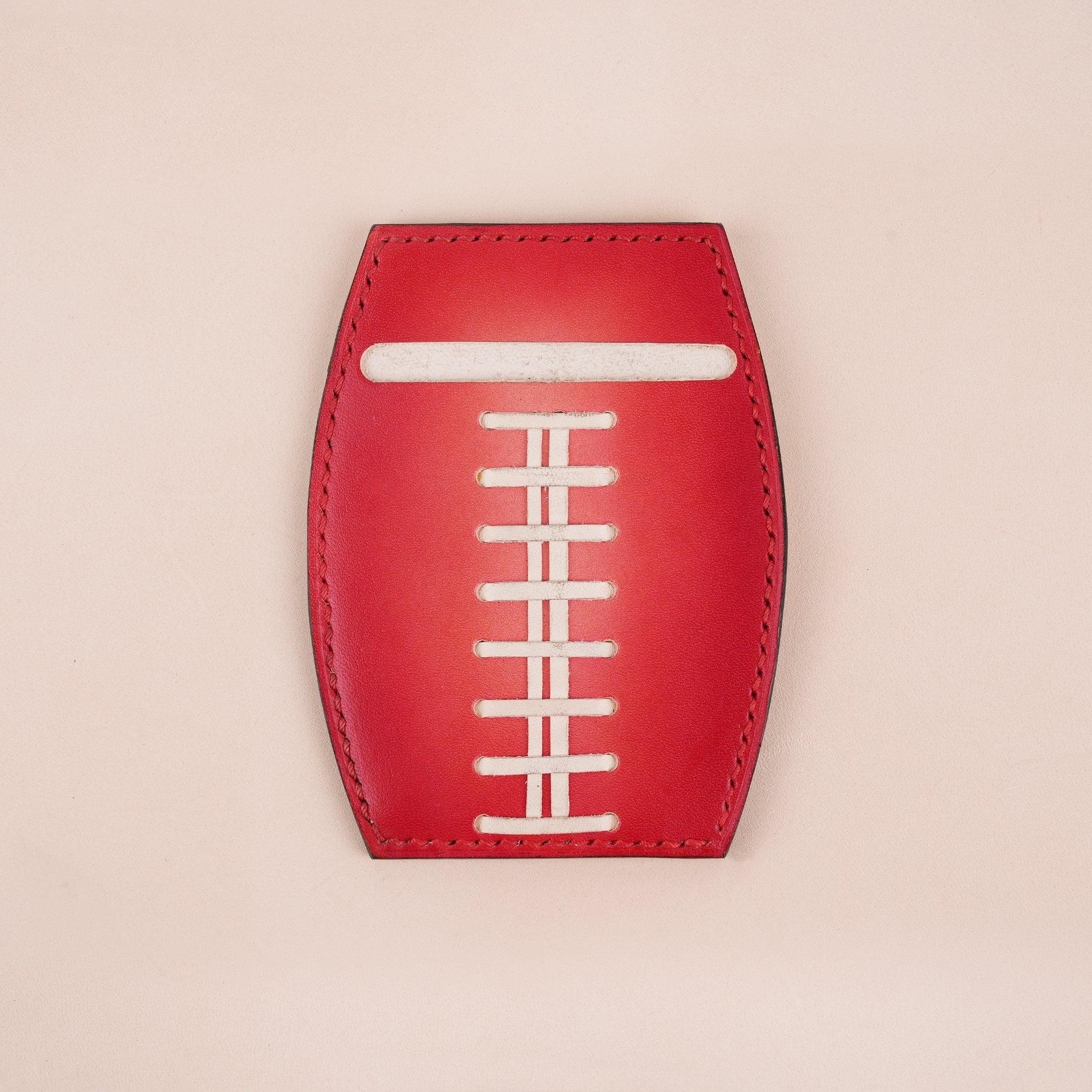 American Football Red Glove Wallet Card Holder - WildandKing