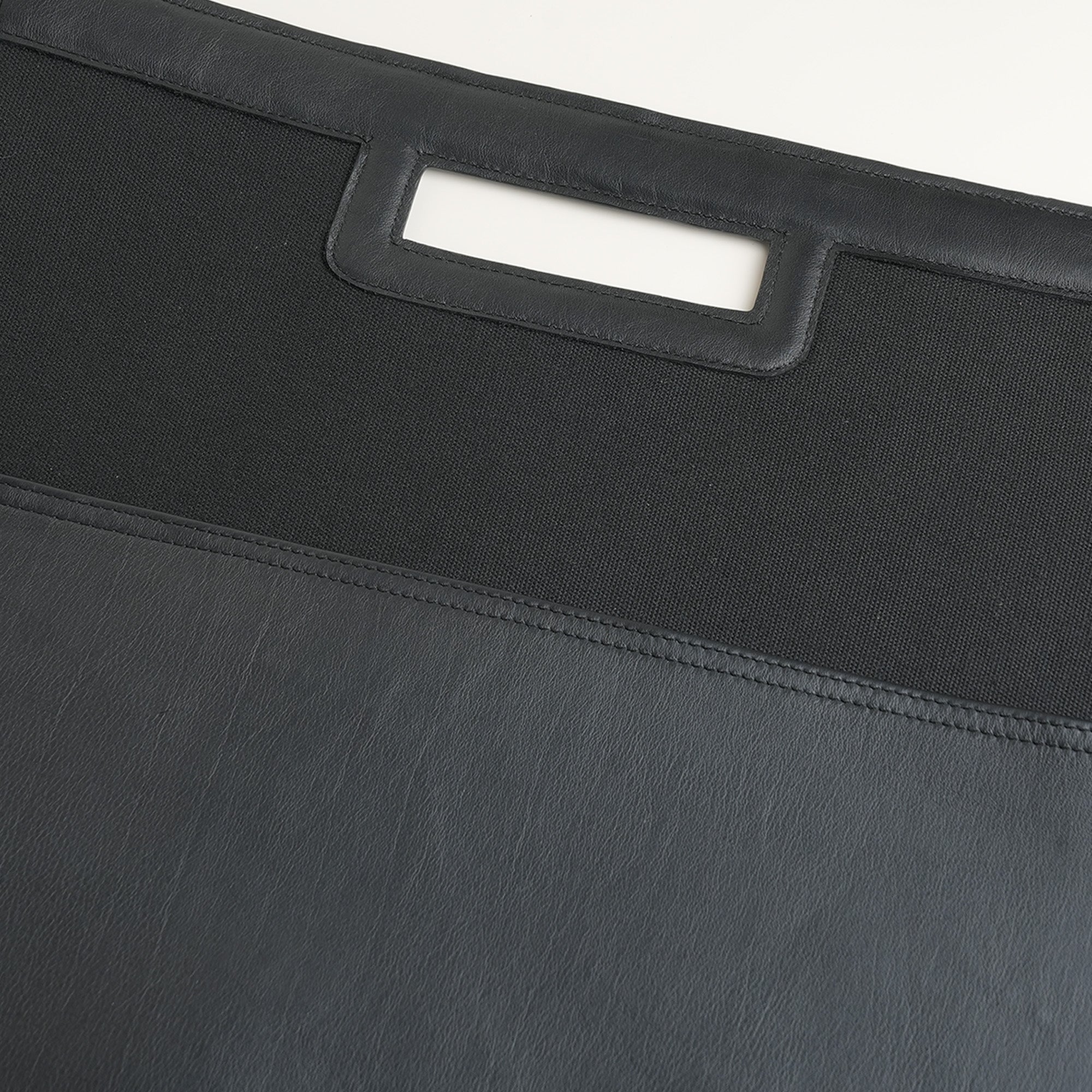 Black Vachetta Leather Laptop Bag