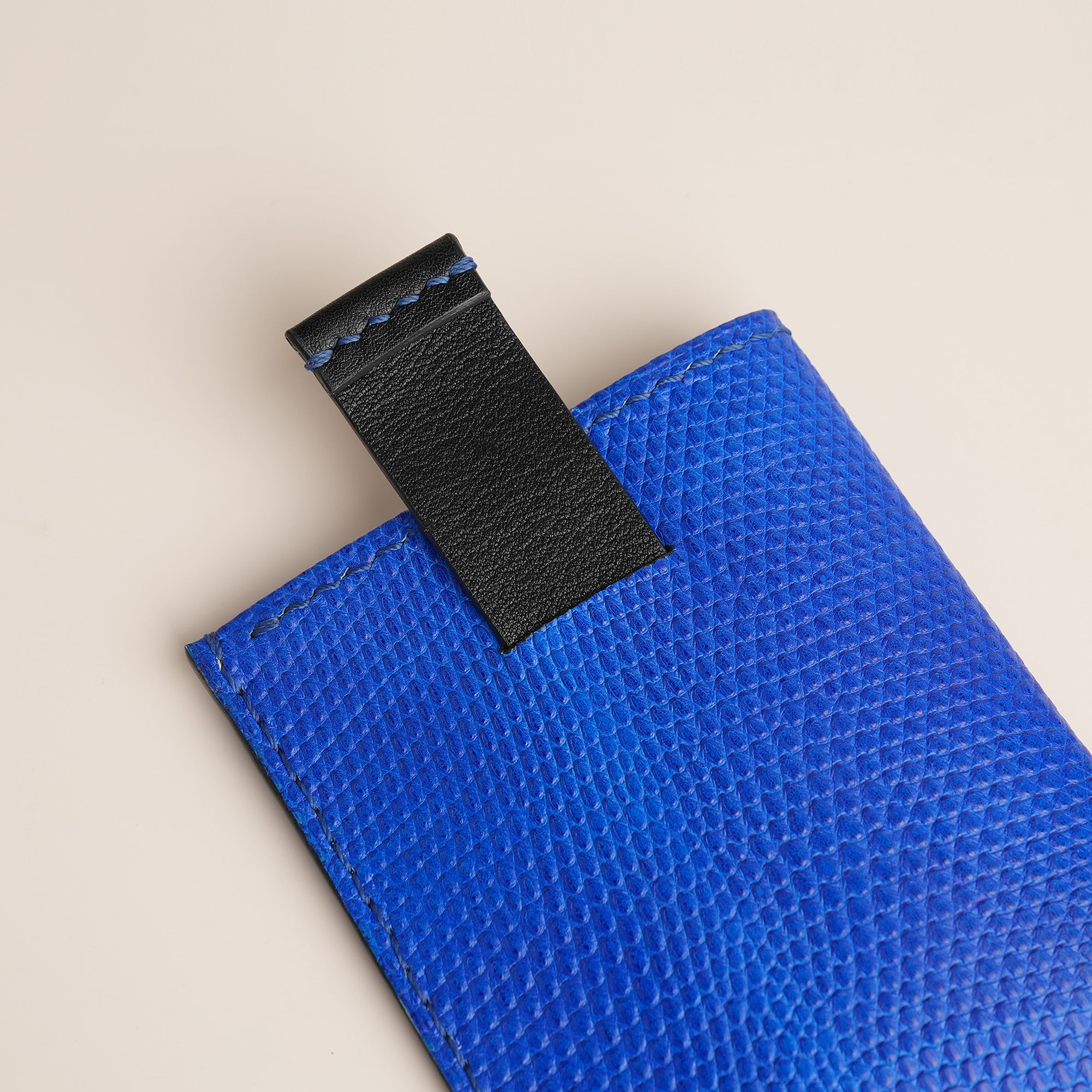 Blue Lizard Leather Card Sleeve