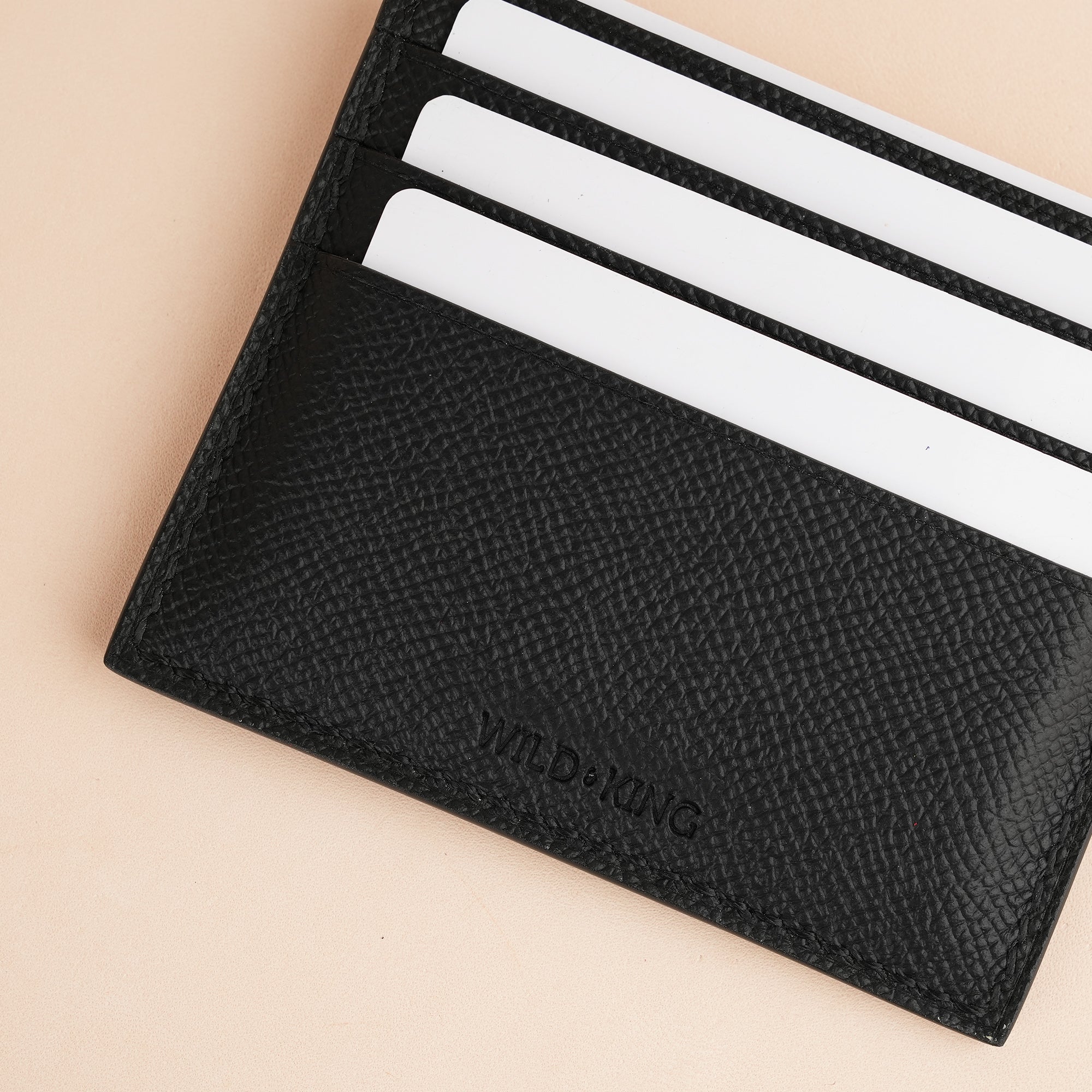 Black Stingray Leather Card Holder