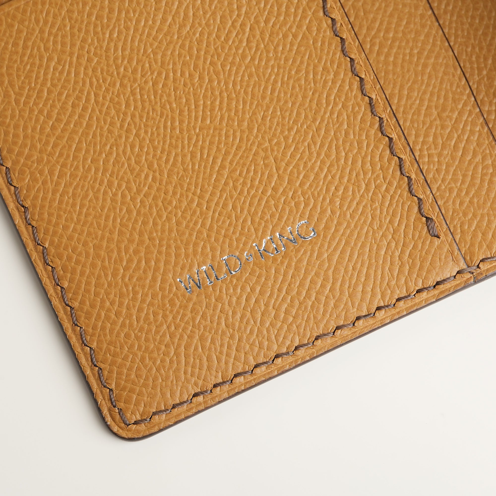 Choco Crocodile mix Golden Epsom Leather Long Wallet
