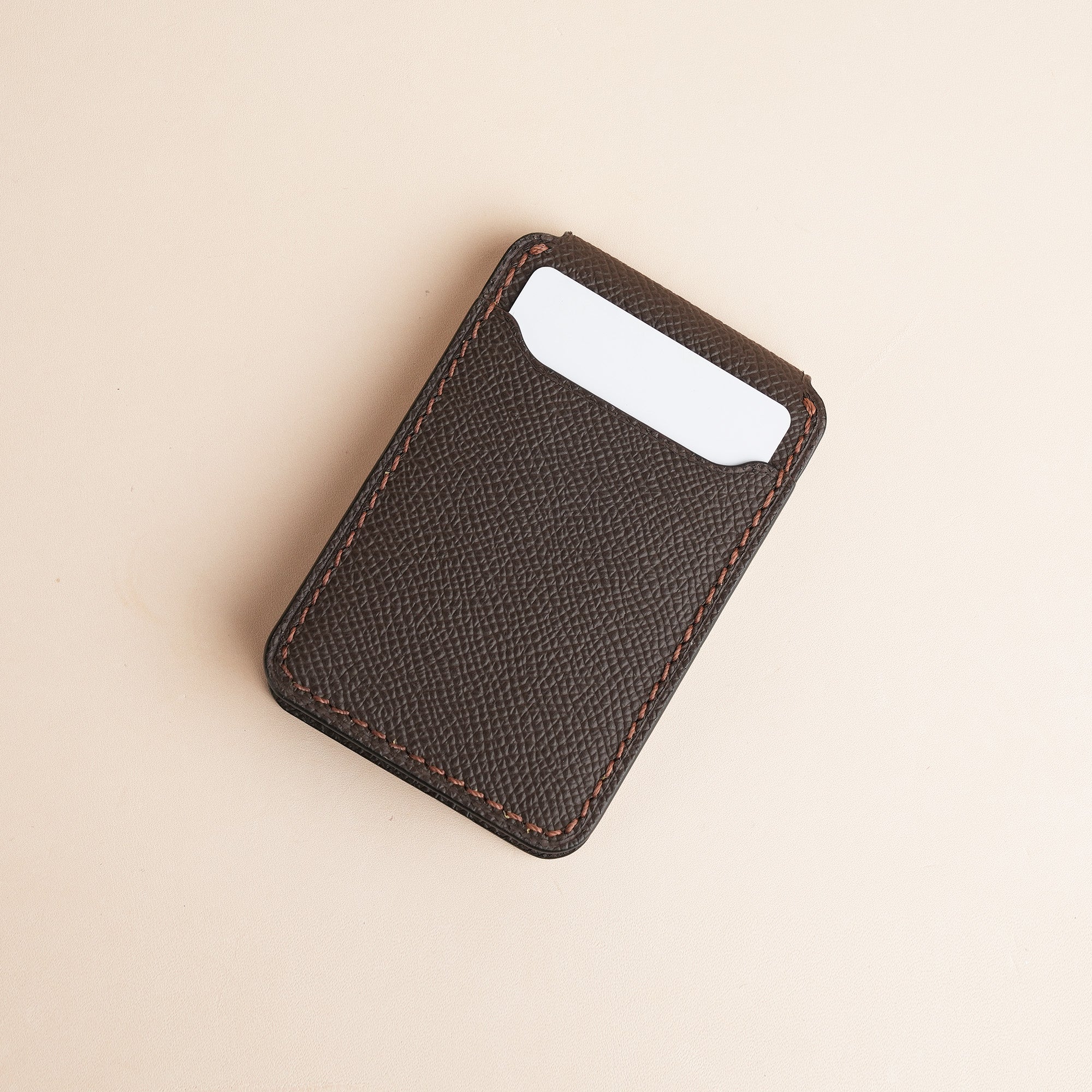 Choco Epsom Leather Magsafe Wallet