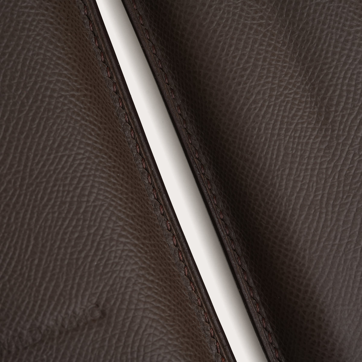 Dark Brown Epsom Leather Cigar Case