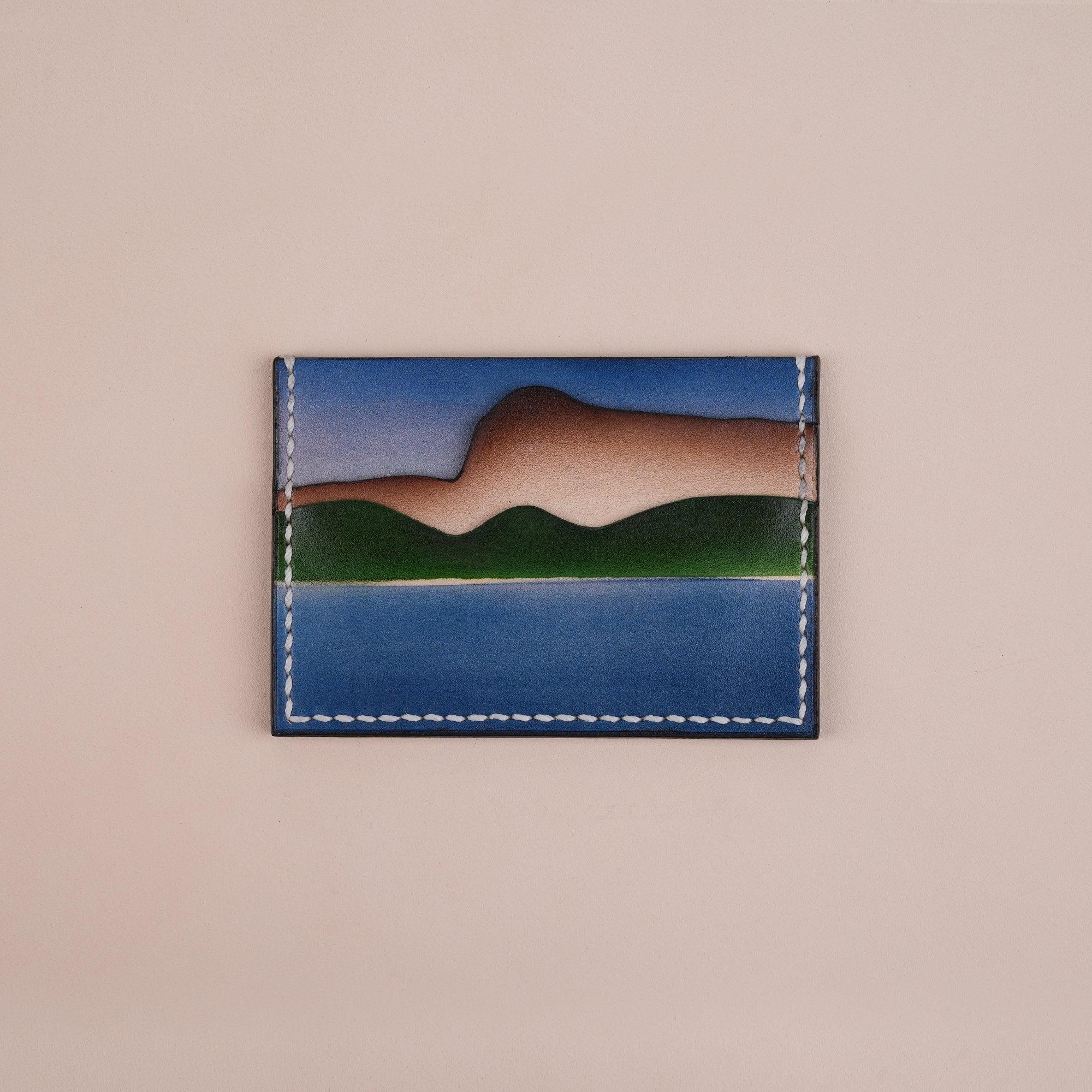 Leather Minimalist Custom Card Holder - WildandKing