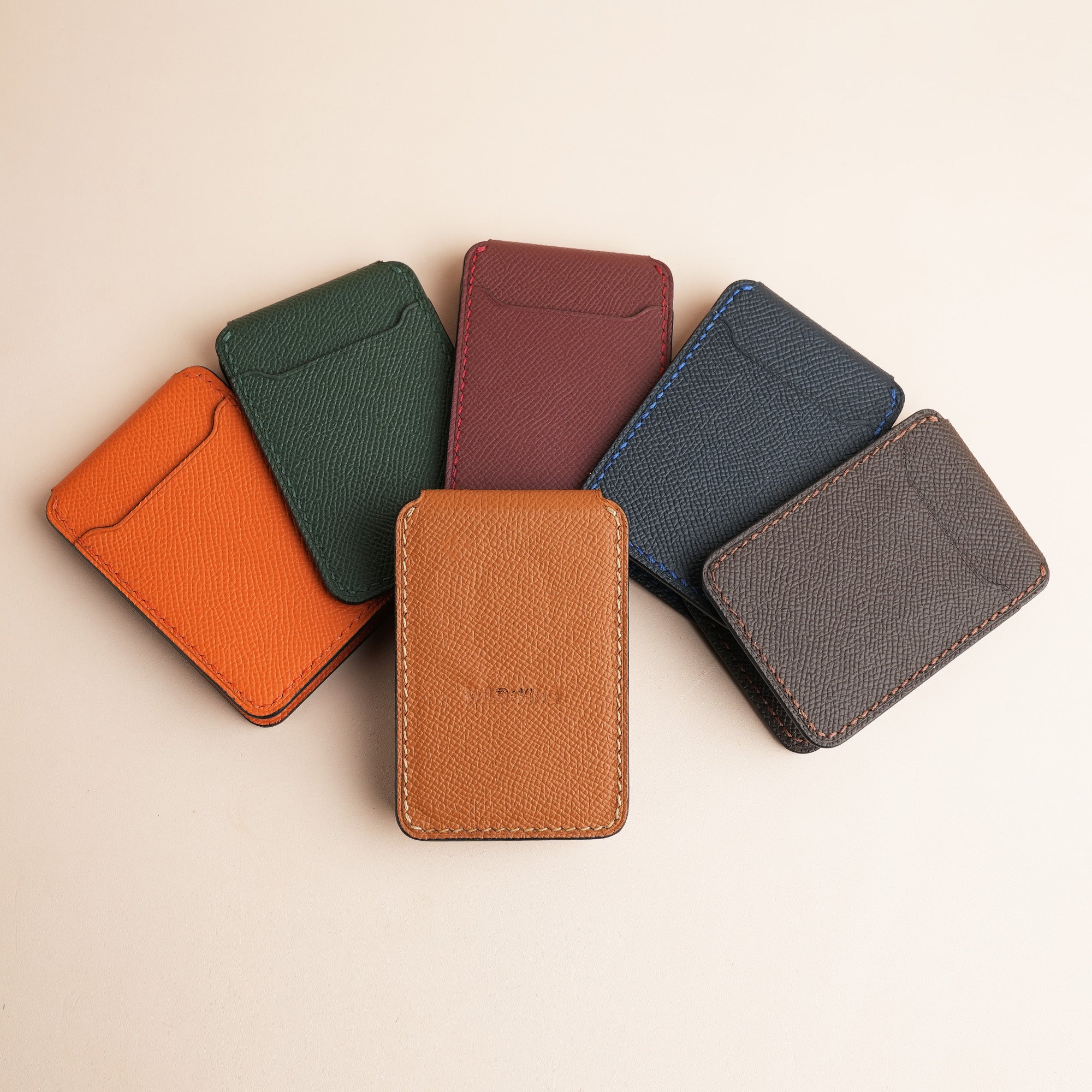 Green Epsom Leather Magsafe Wallet