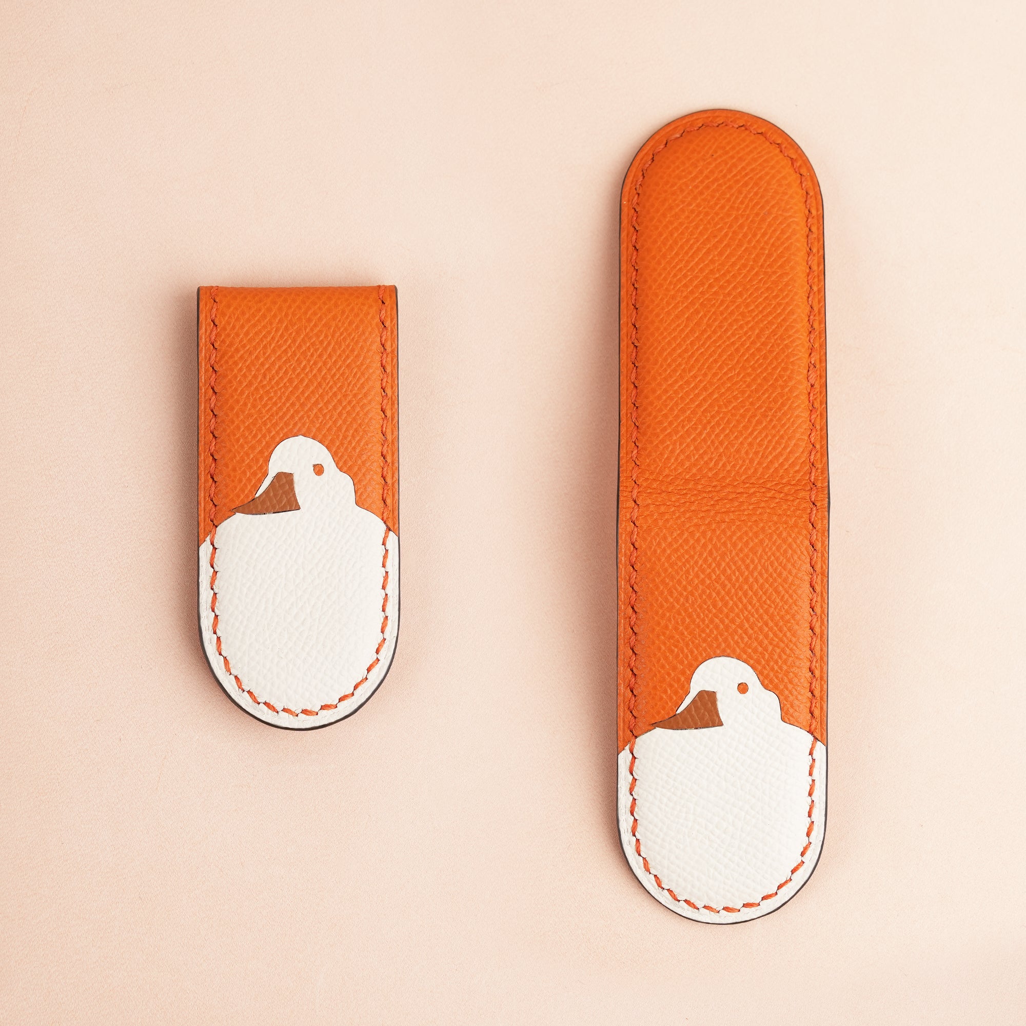 Epsom Leather Money Clip - Duck Stupid