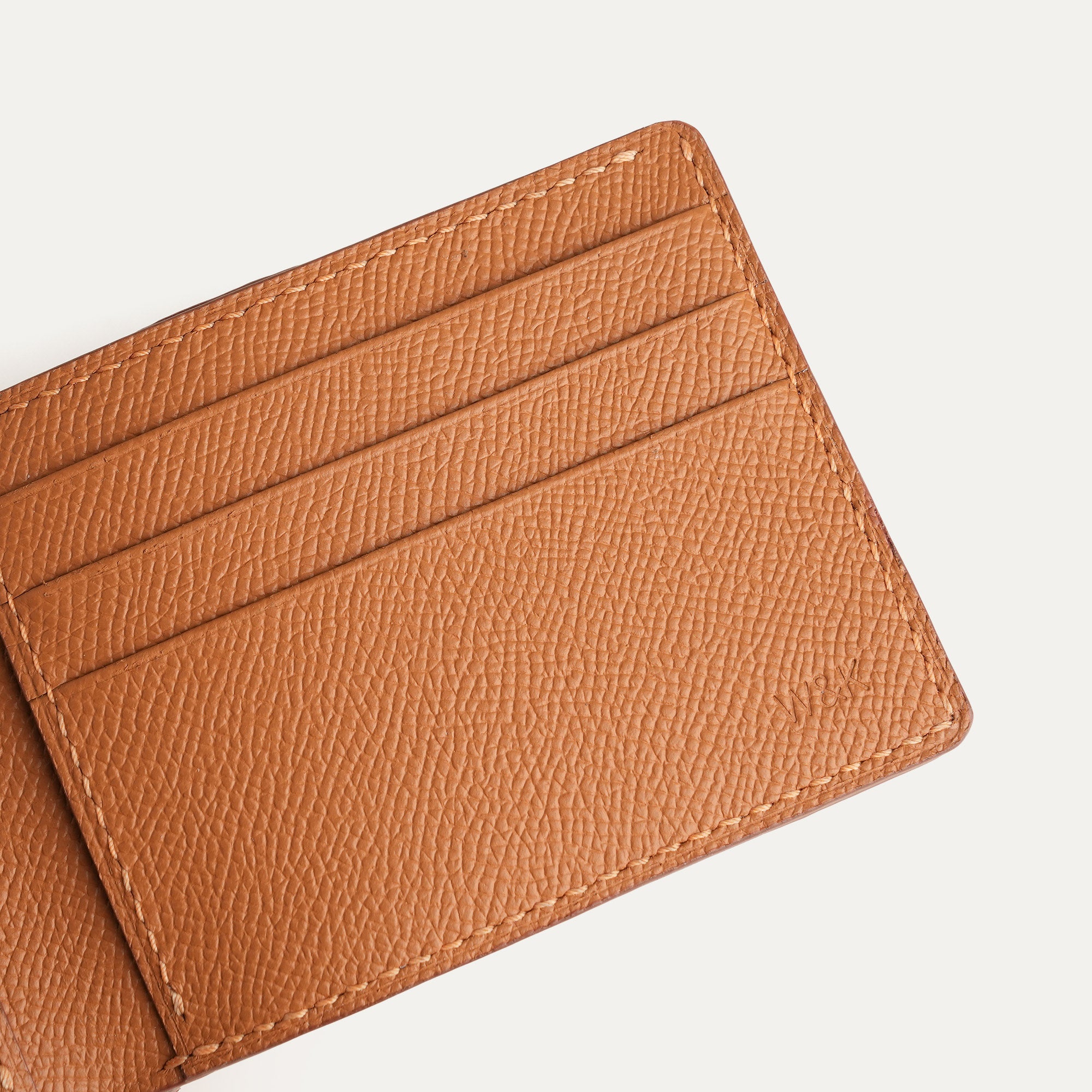 Golden Epsom mix Blue Stingray Leather Wing Bifold Wallet