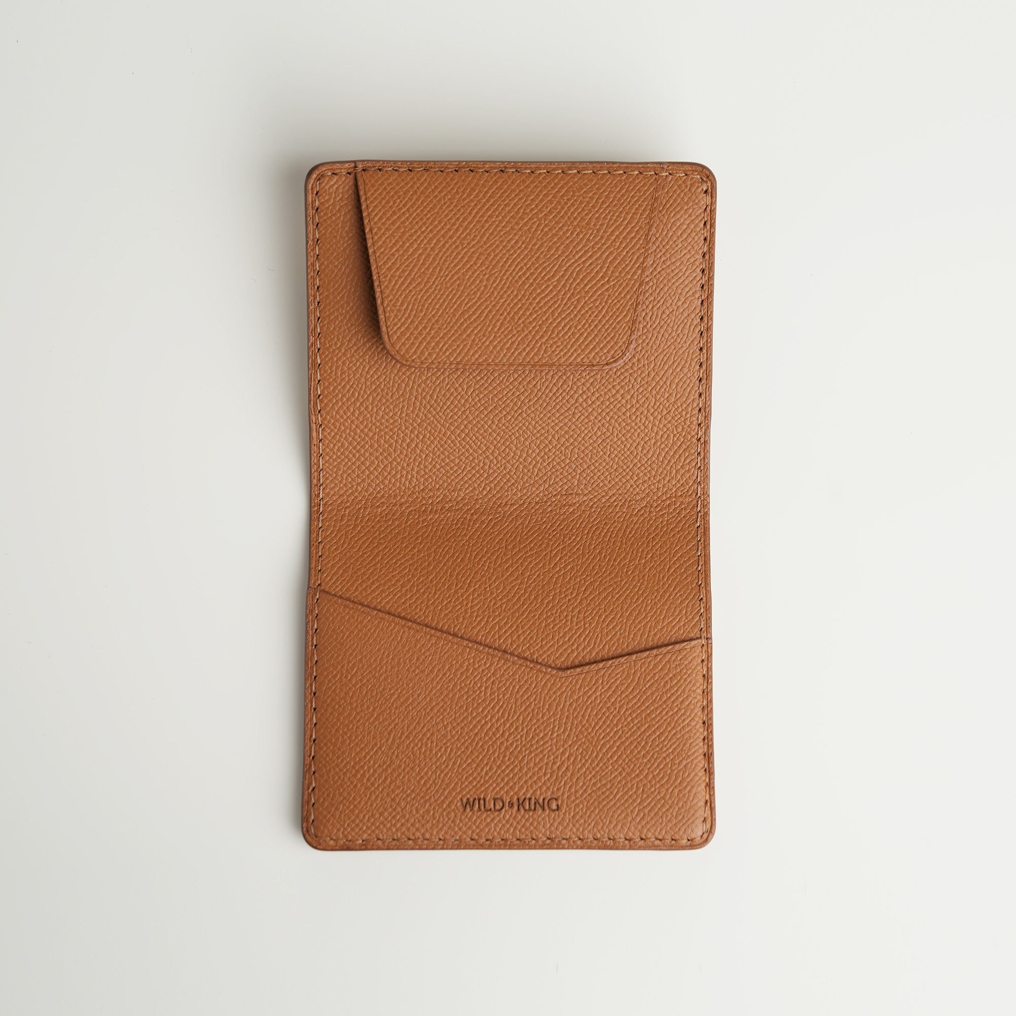 Golden Epsom mix Lizard Leather Dualfold Wallet - Natural Pattern