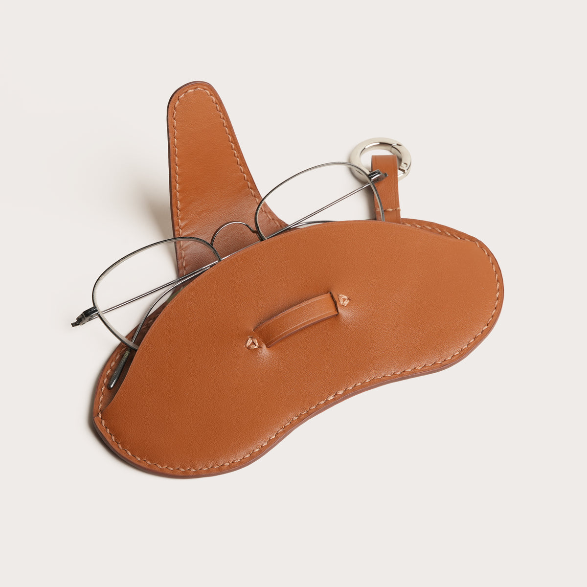Golden Swift Leather Glasses Case