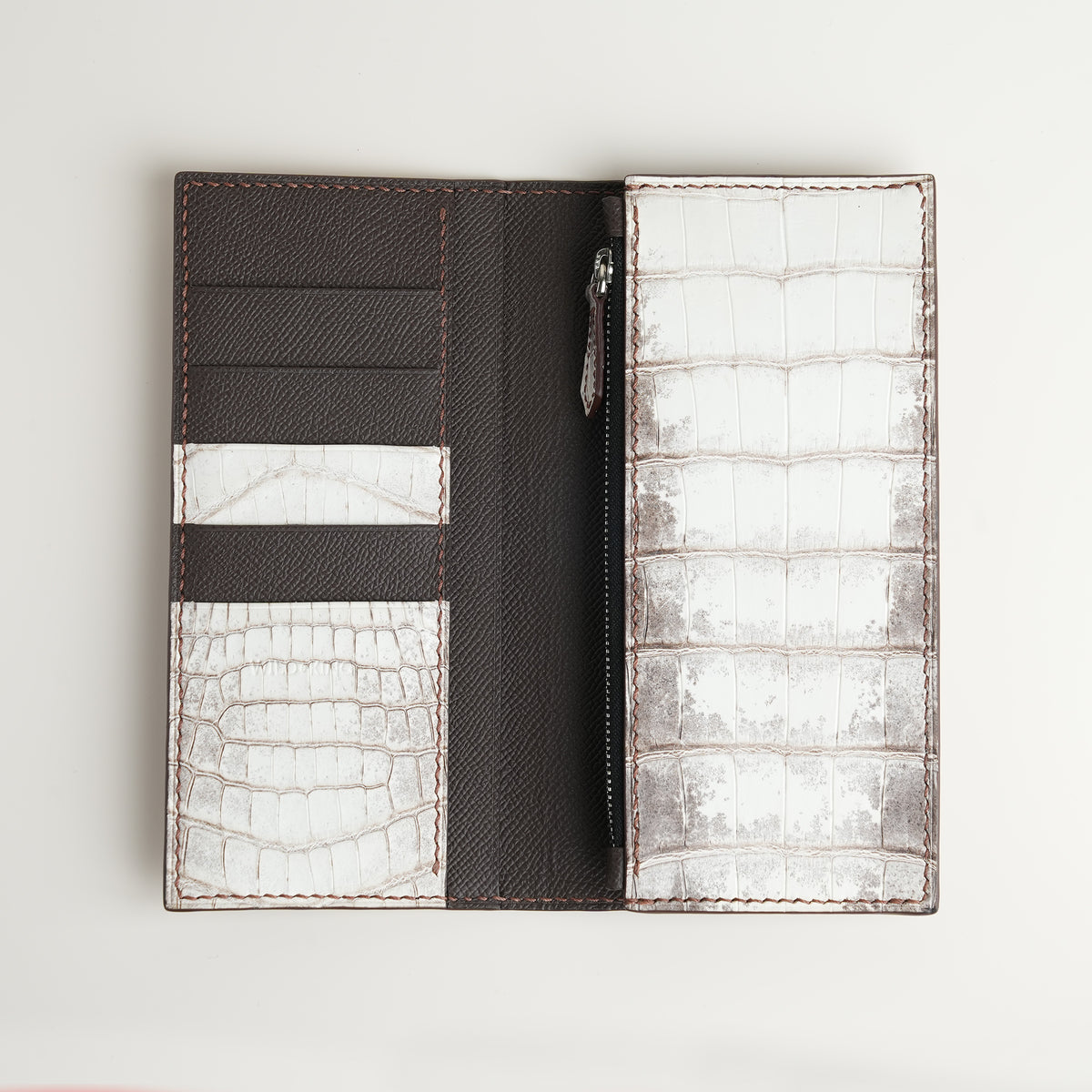 Himalayan Alligator Leather Long Wallet