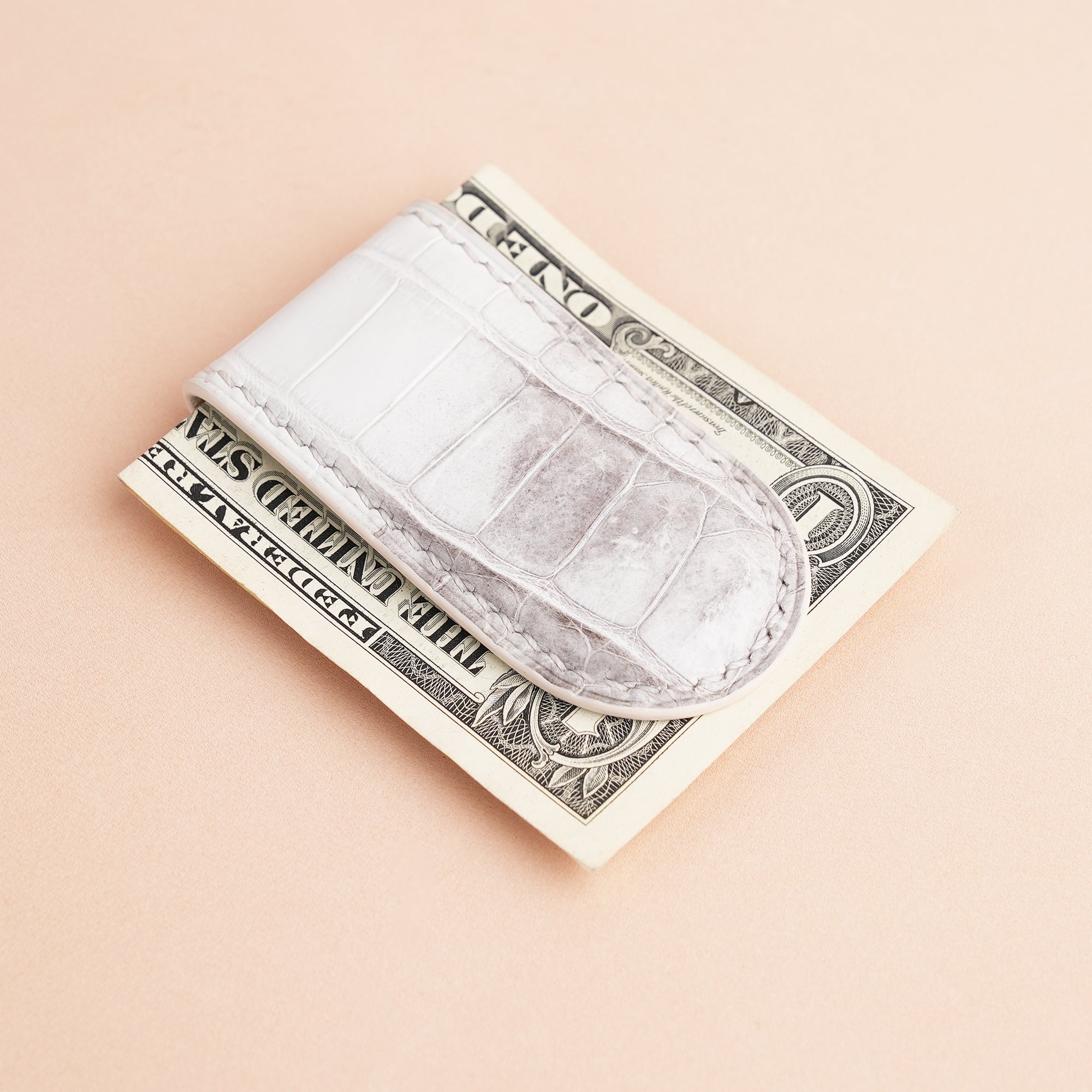 Himalayan Alligator Leather Money Clip - Luxury