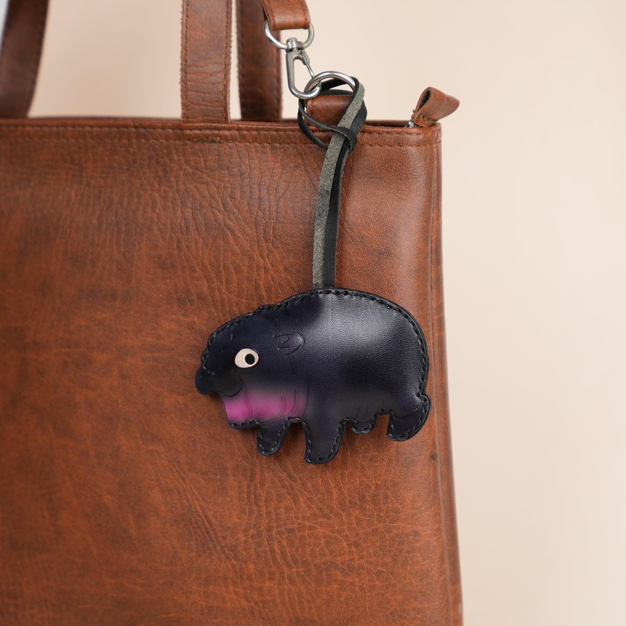 Pygmy Hippo Bag Charm - WildandKing