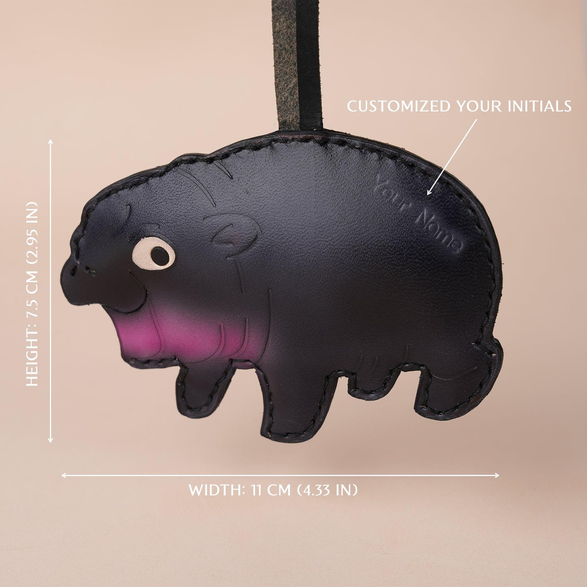 Pygmy Hippo Bag Charm - WildandKing