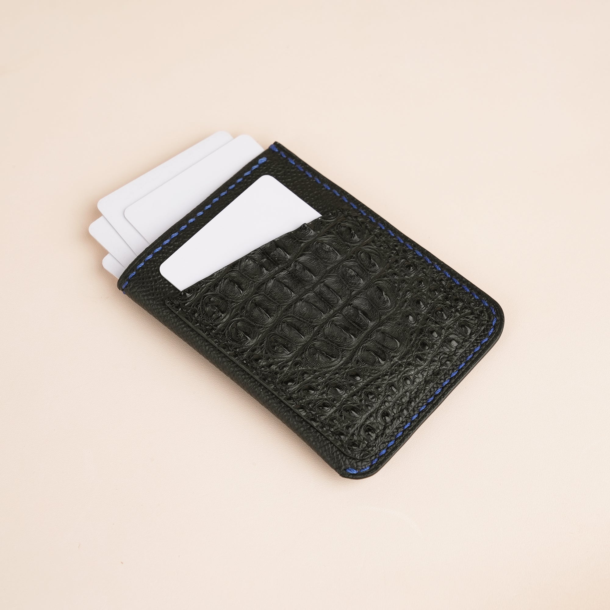 Double Hornback Alligator Card Sleeve