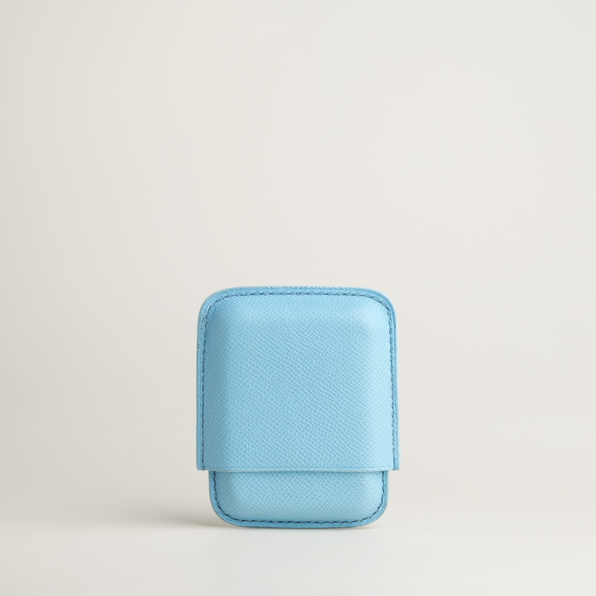 Miami Blue Epsom Leather Cigarettes Case Holder - Mini Case