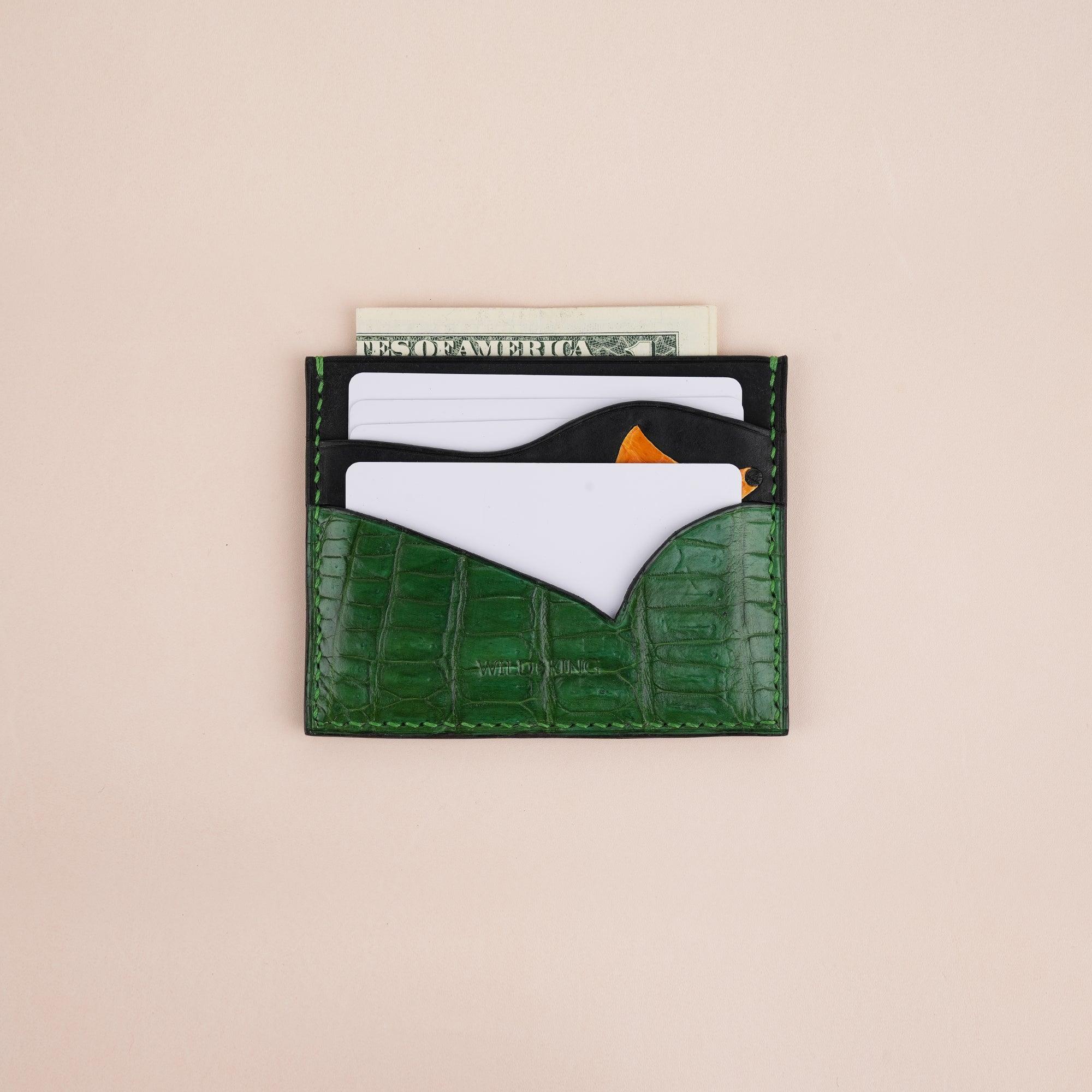 Minimalist Card Holder Fox Design - WildandKing