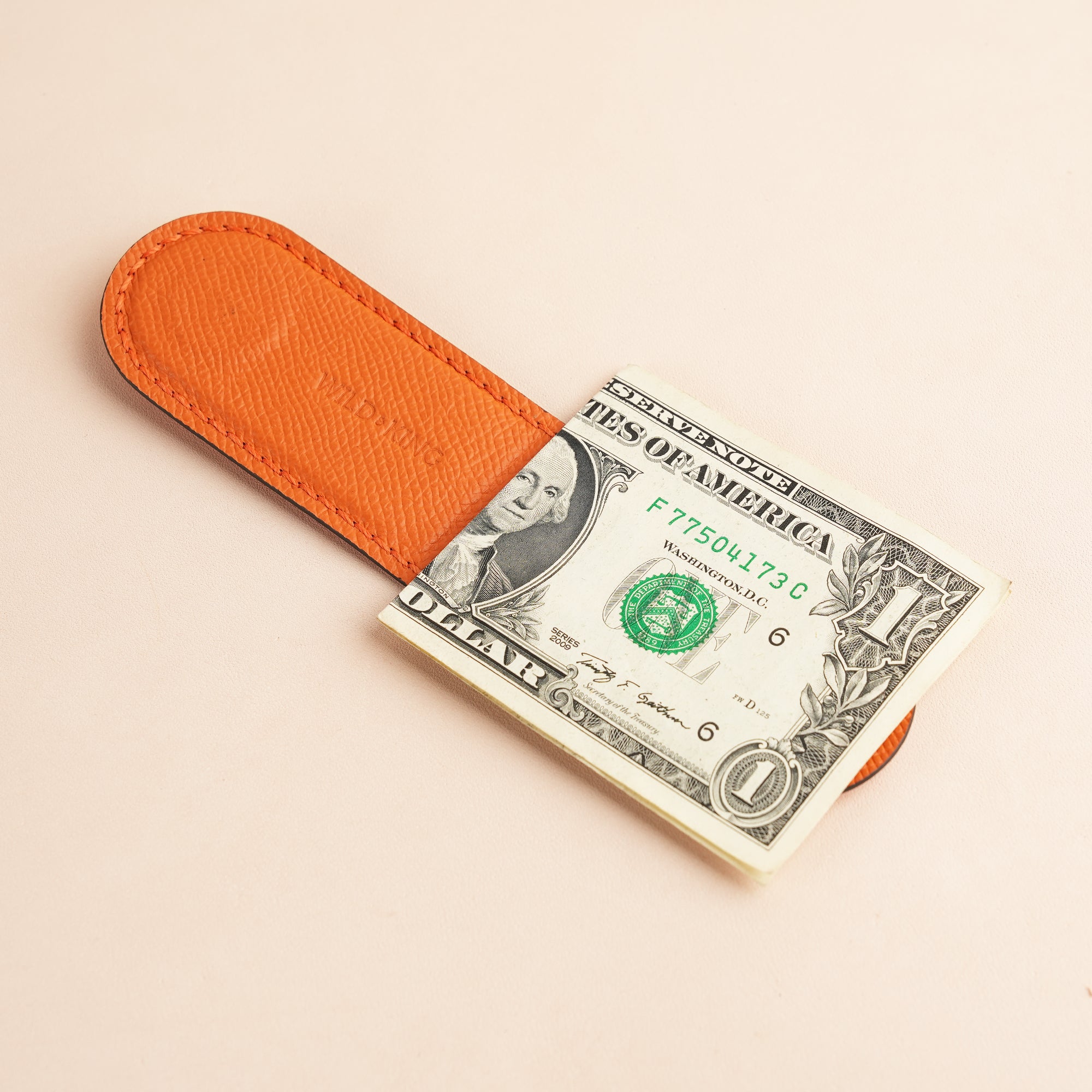 Epsom Leather Money Clip - Shark Stupid