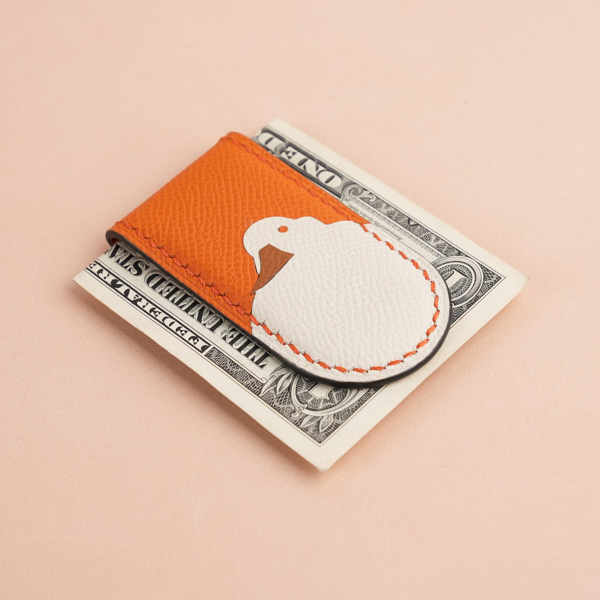 Epsom Leather Money Clip - Duck Stupid