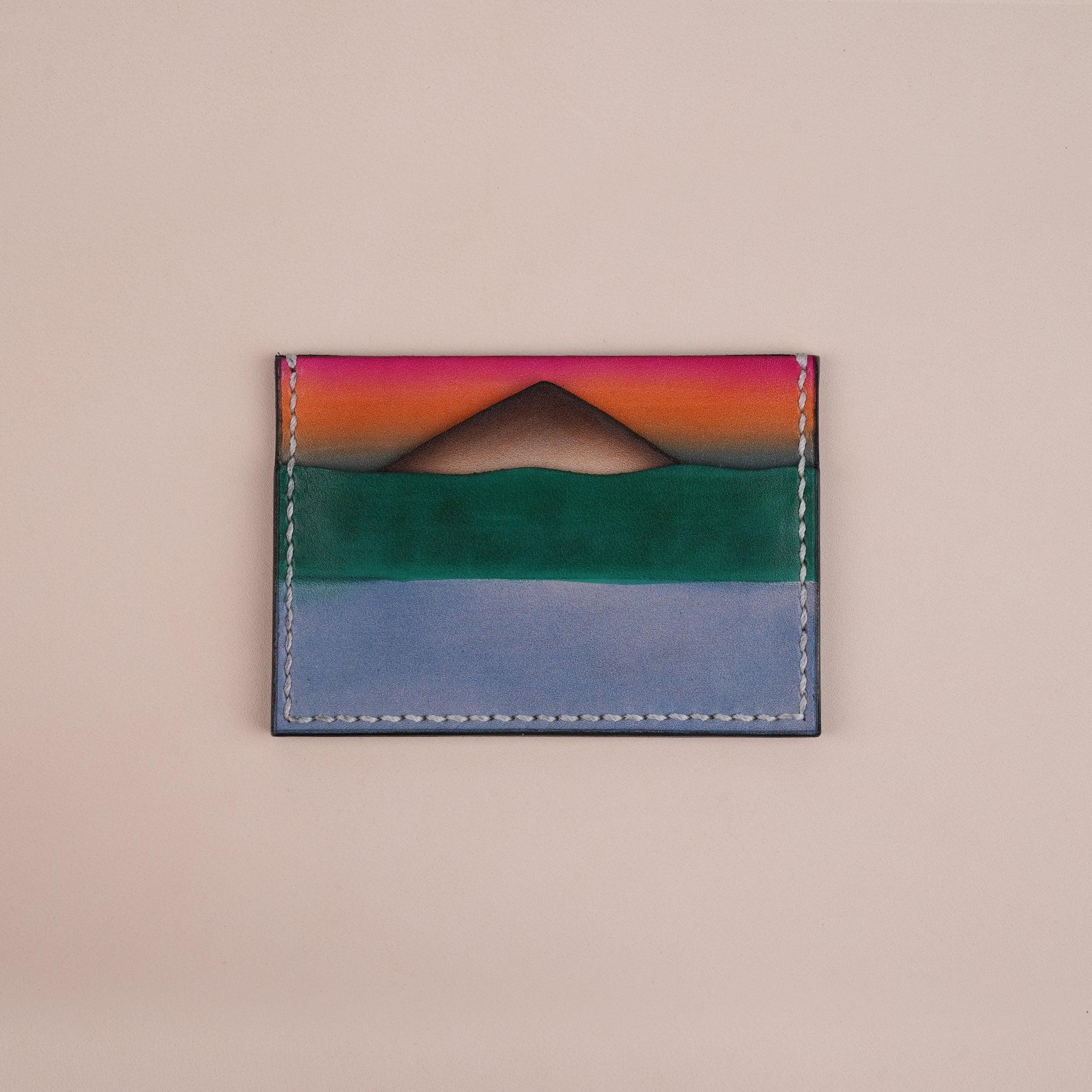 Leather Minimalist Custom Card Holder - WildandKing