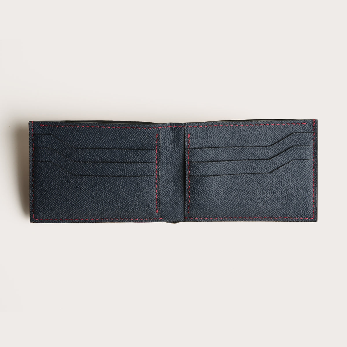 Red Crocodile Leather Wing Bifold Wallet - Solar Patina