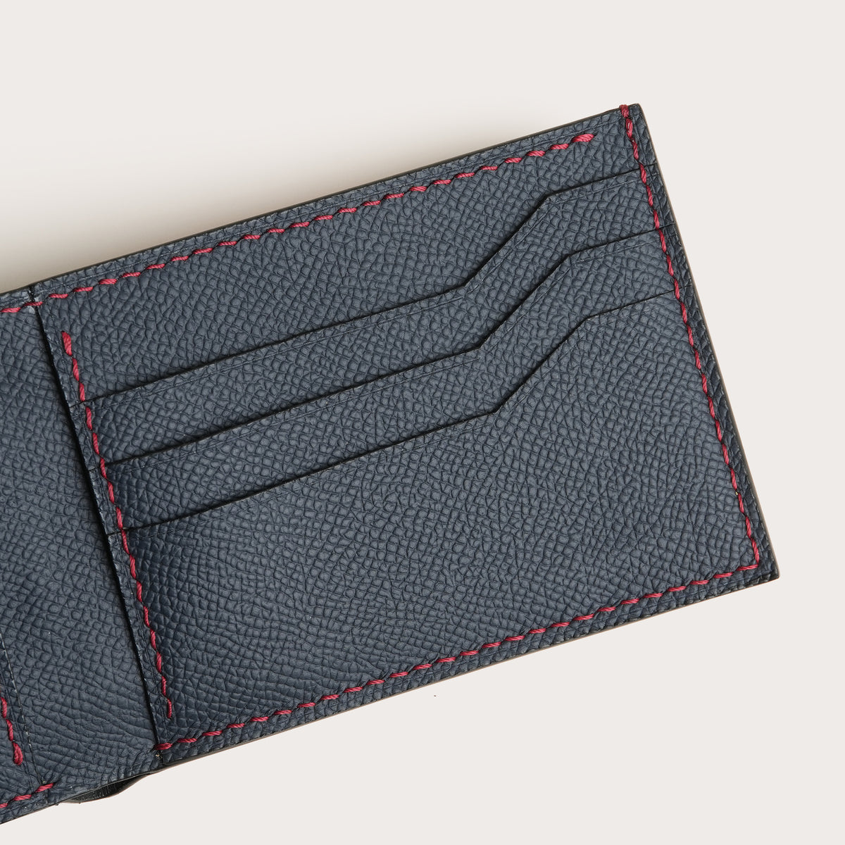 Red Crocodile Leather Wing Bifold Wallet - Solar Patina