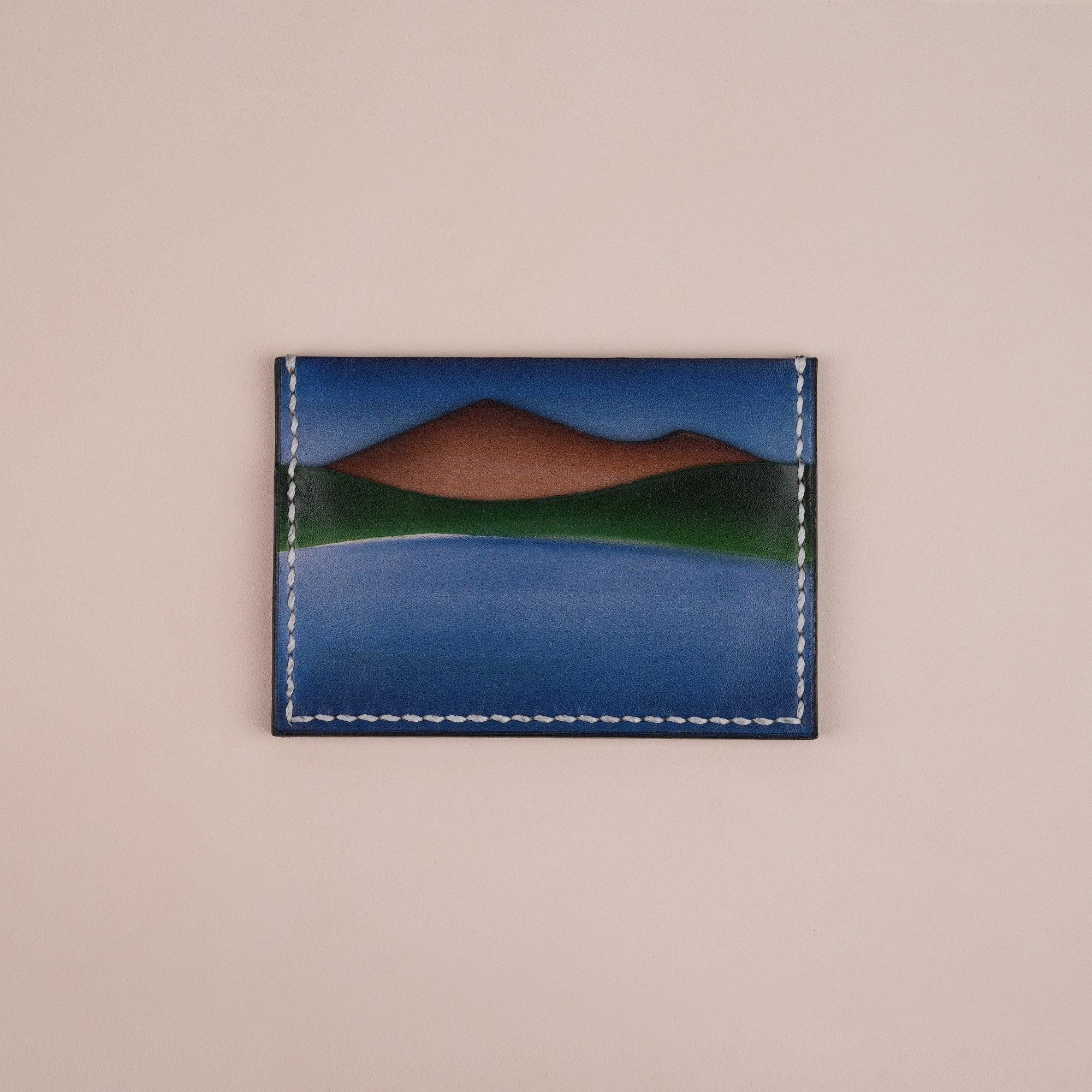 Leather Minimalist Custom Card Holder - WildandKing
