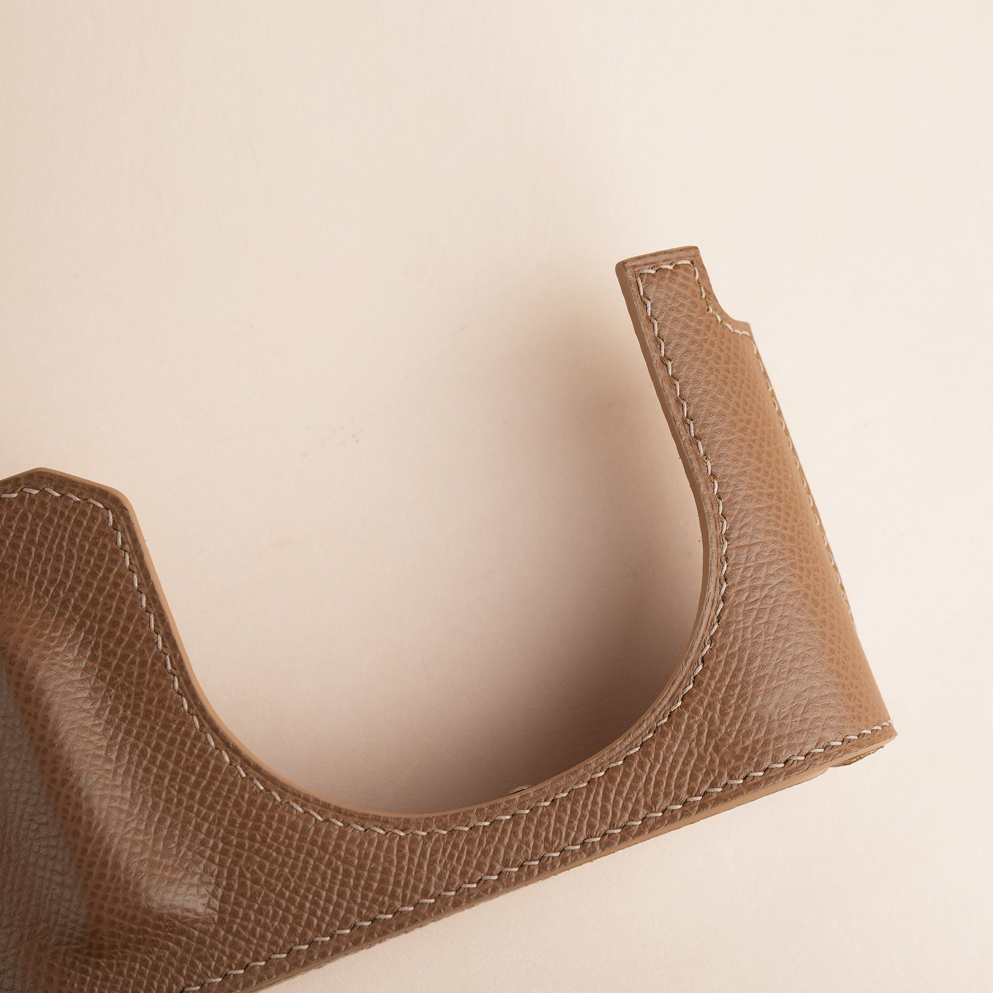 Tan Epsom Leather Half Case compatible with Leica Series (Q3)