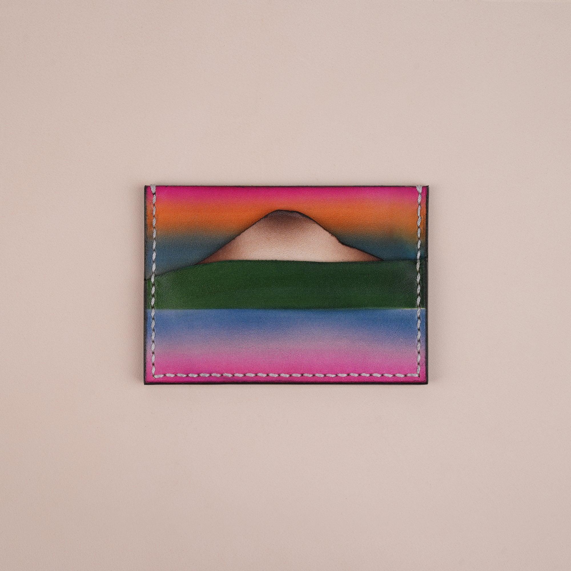 Leather Minimalist Custom Card Holder - WildandKing