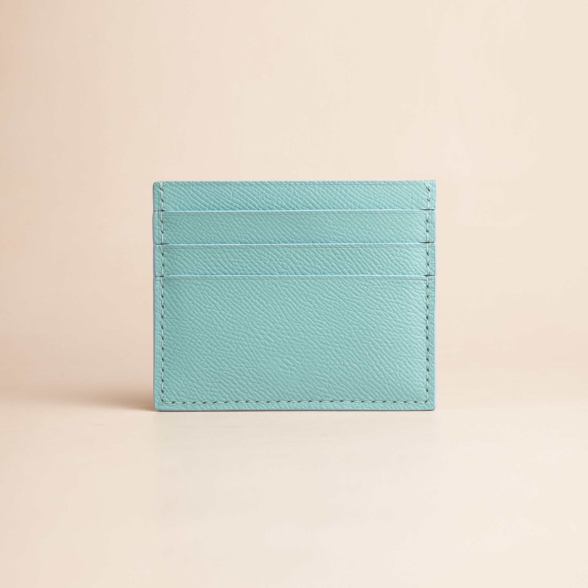 Turquoise Alligator Leather Card Holder