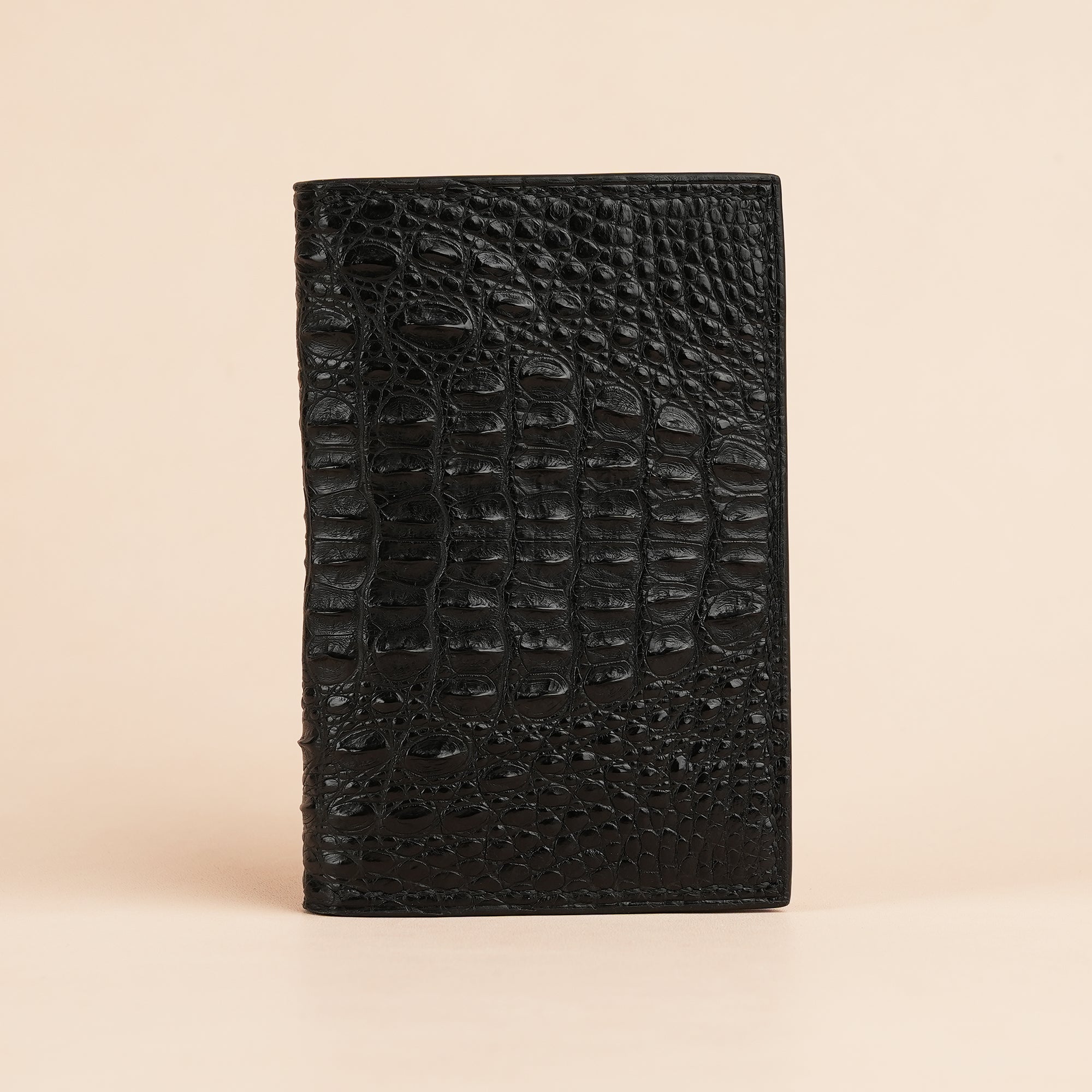 Black Double Hornback Bifold Wallet