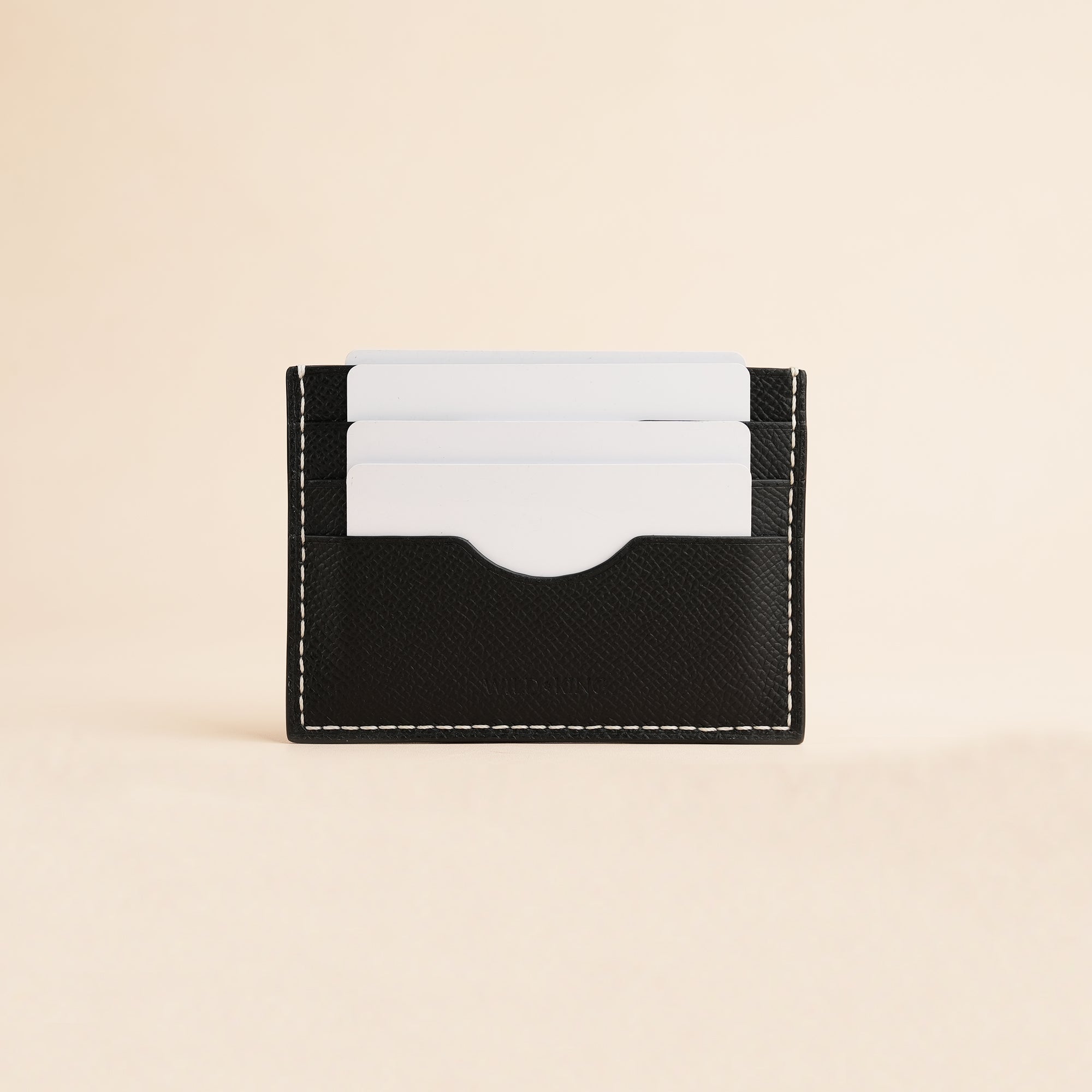 Epsom Leather mix Alligator Leather Card Holder - Stupid Monkey