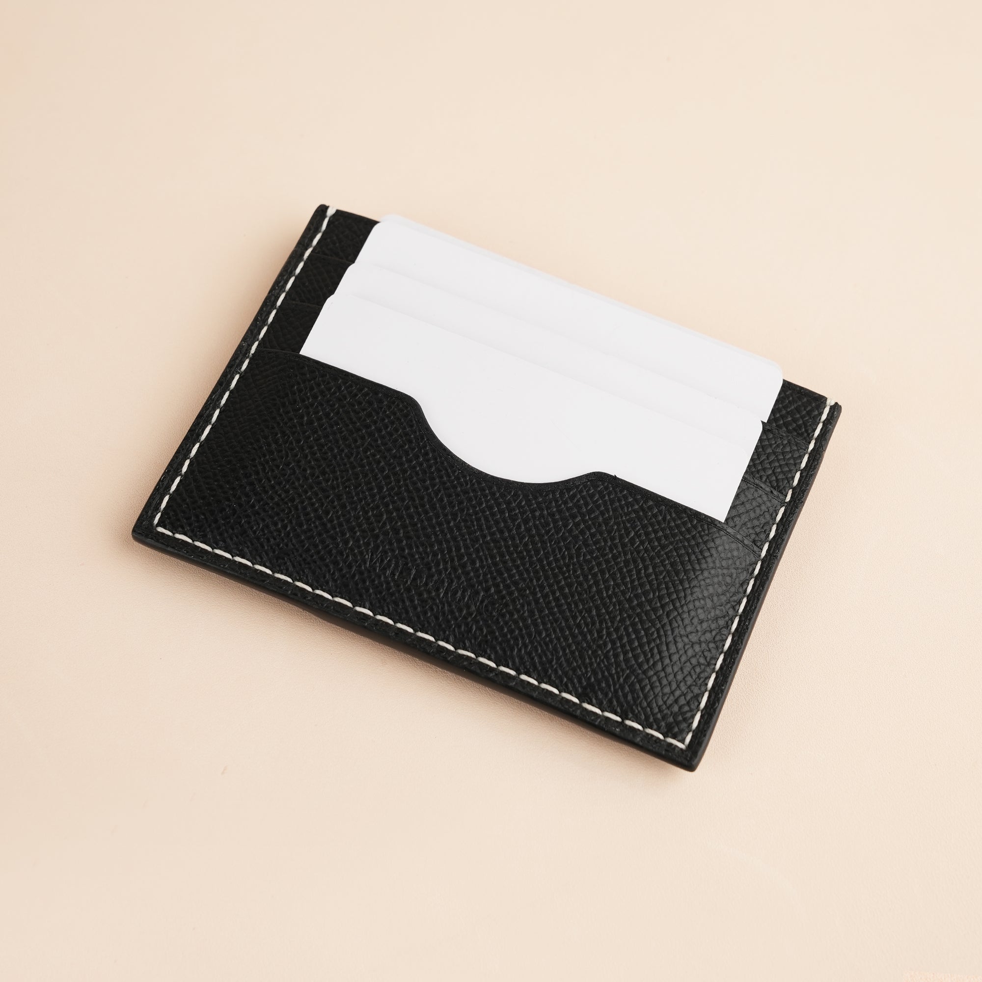 Epsom Leather mix Alligator Leather Card Holder - Stupid Monkey