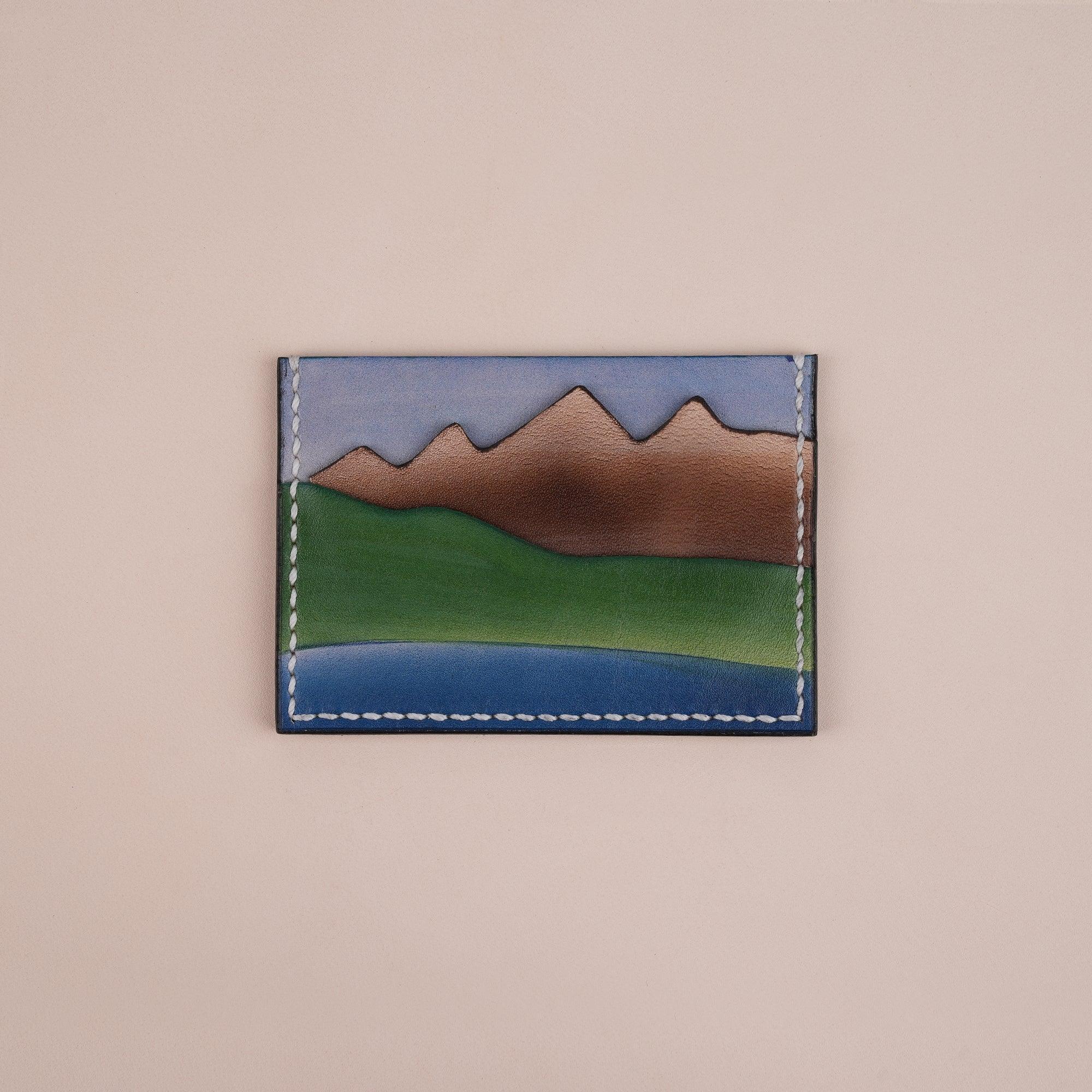 Leather Minimalist Custom Card Holder - WildandKing
