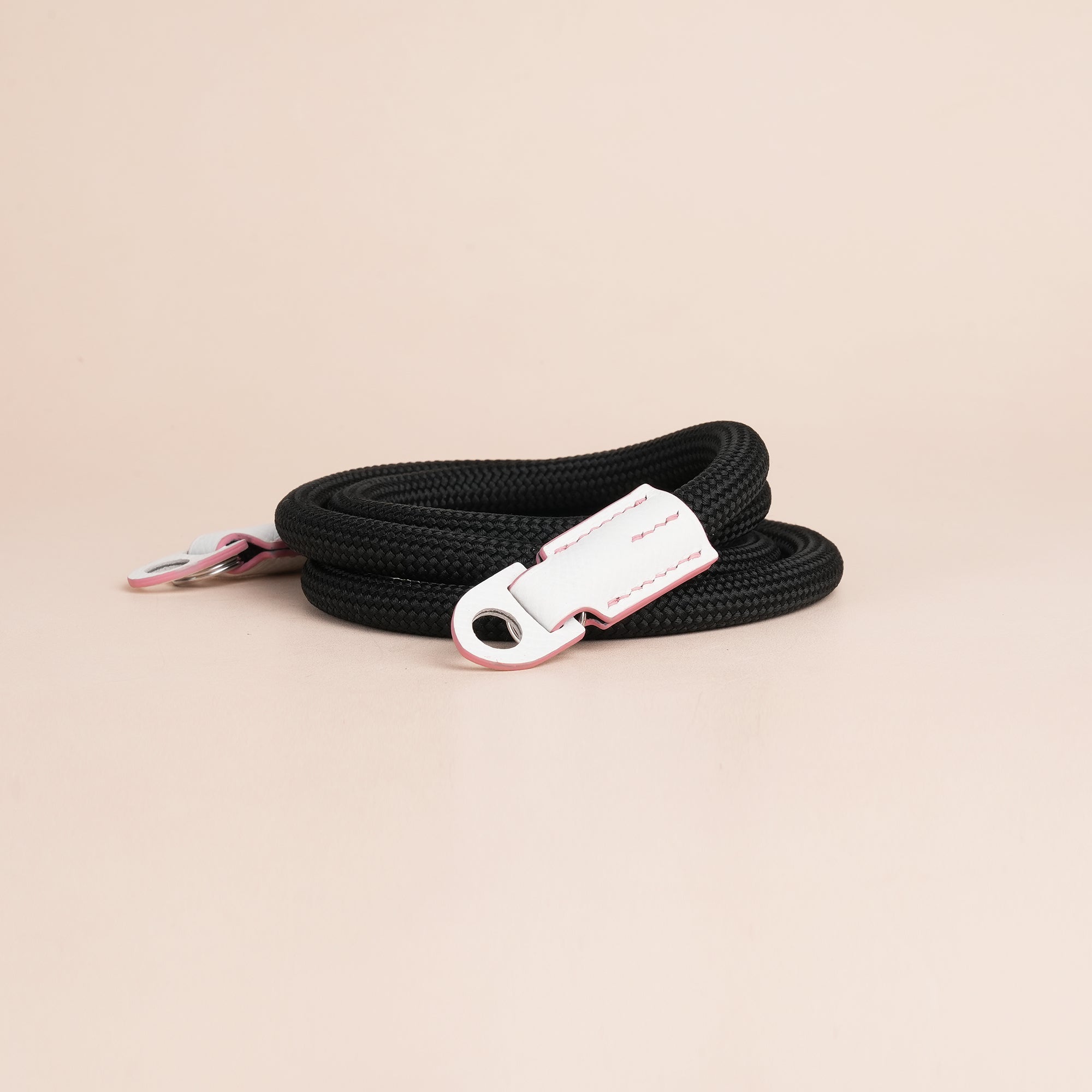 White Epsom Leather Camera Strap