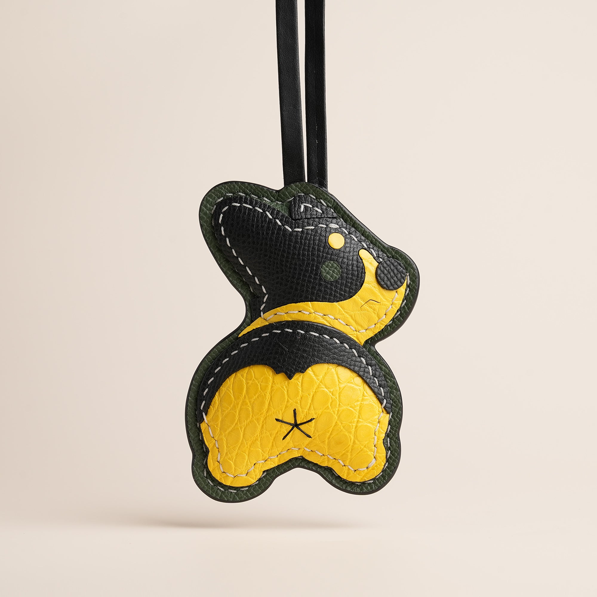 Yellow Corgi Dog Bag Charm