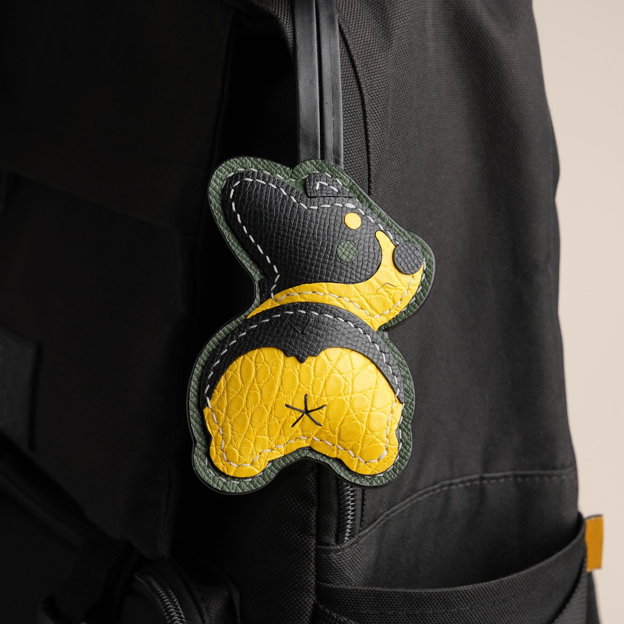 Yellow Corgi Dog Bag Charm