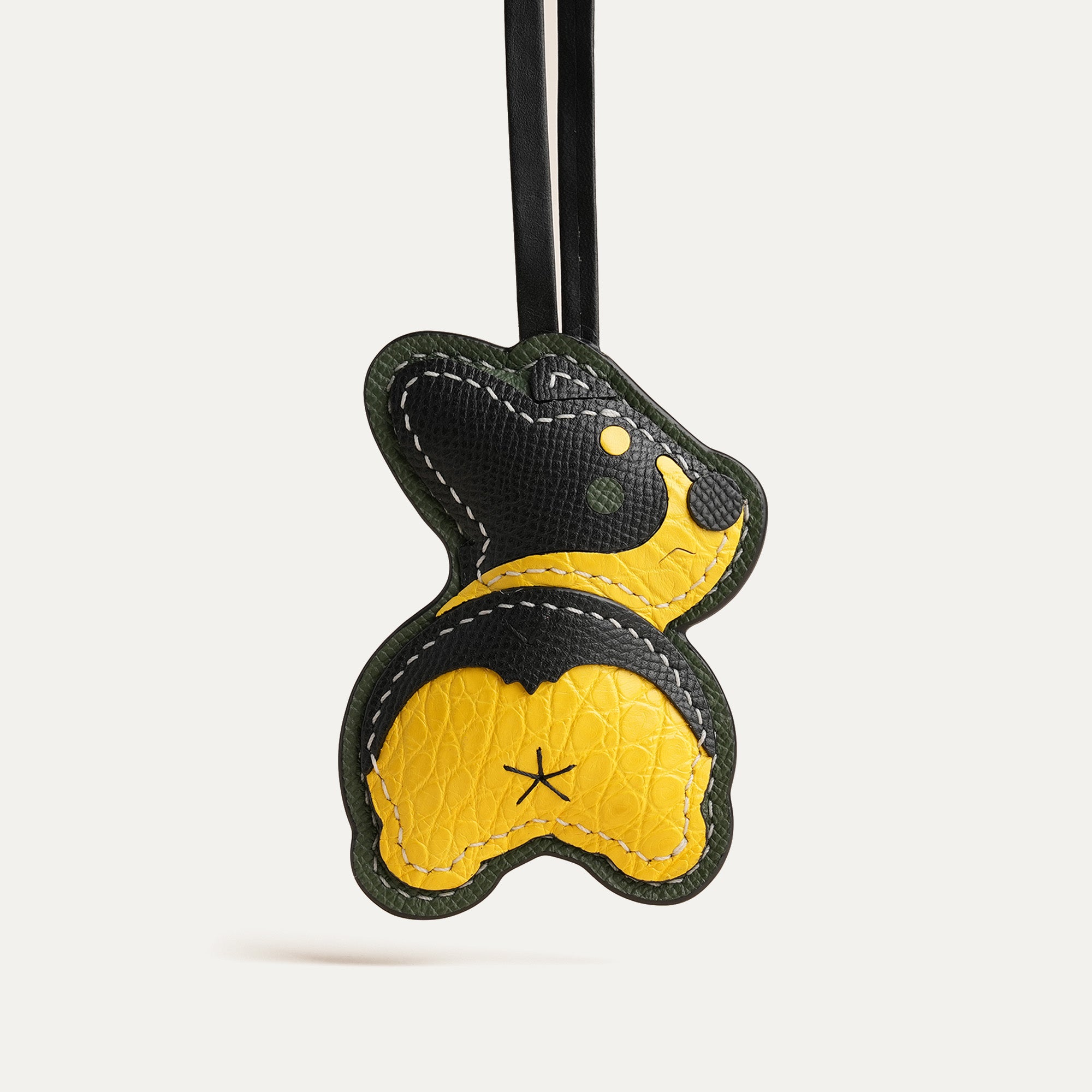 Yellow Corgi Dog Bag Charm