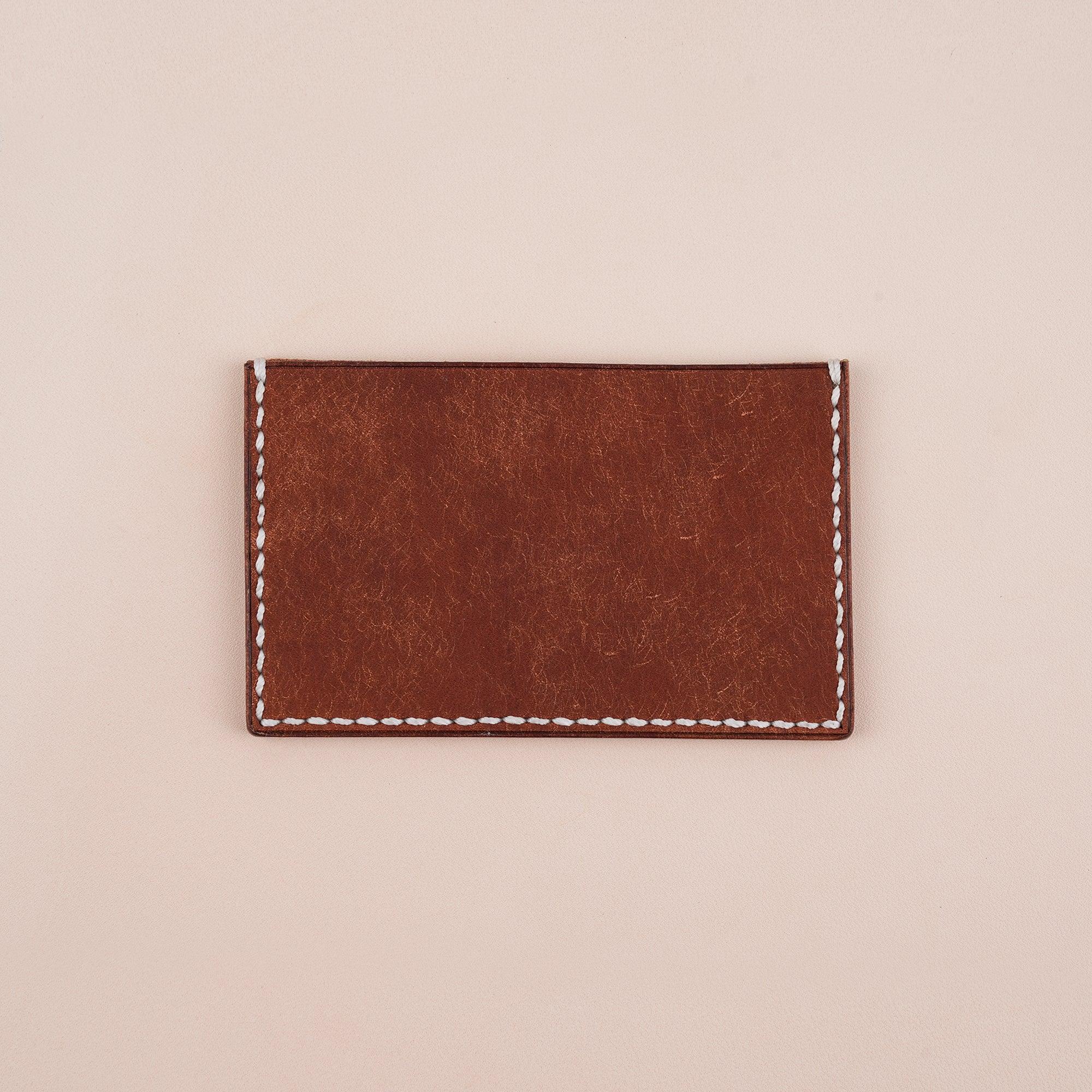 Brown Pueblo Leather Slim Card Holder - WildandKing