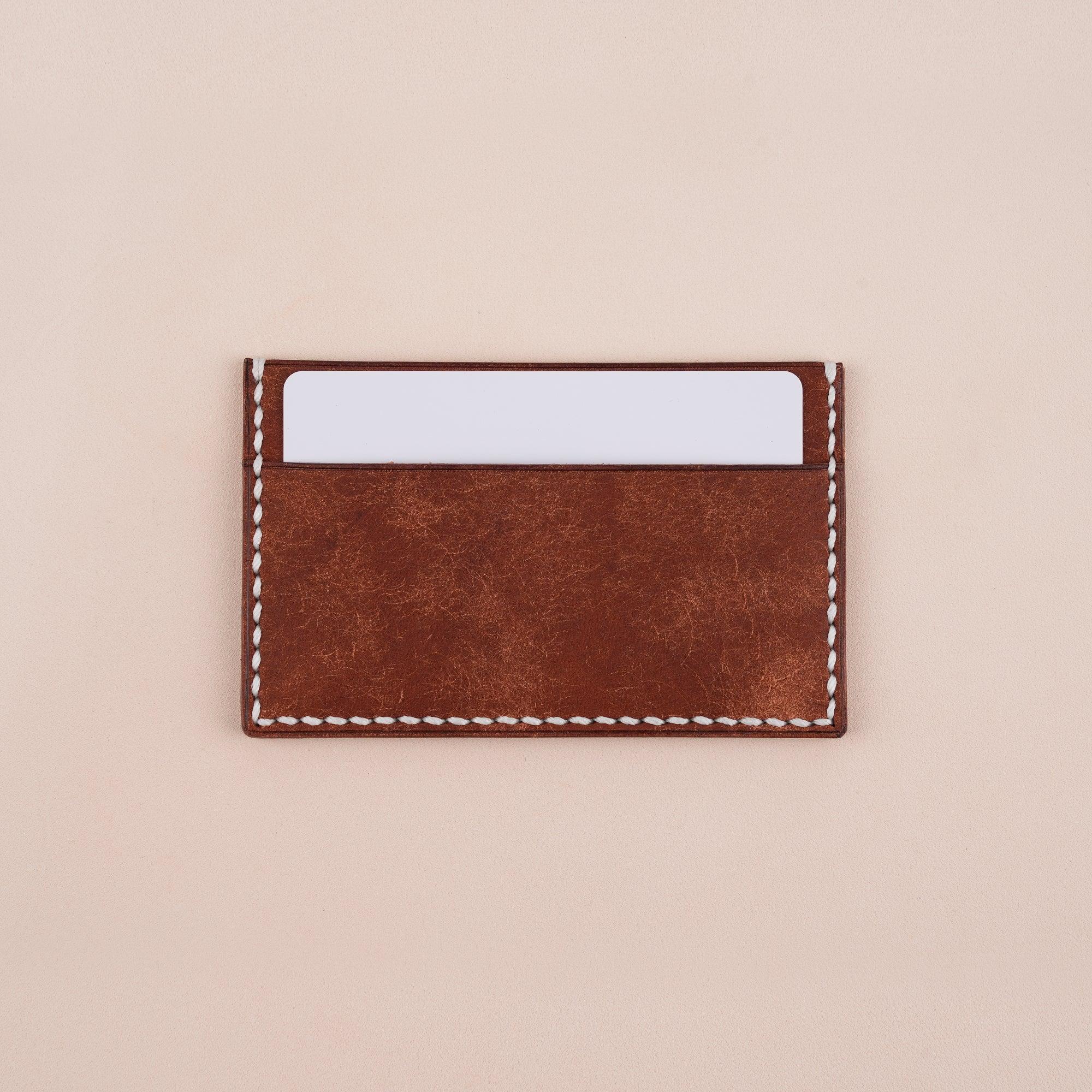 Brown Pueblo Leather Slim Card Holder - WildandKing