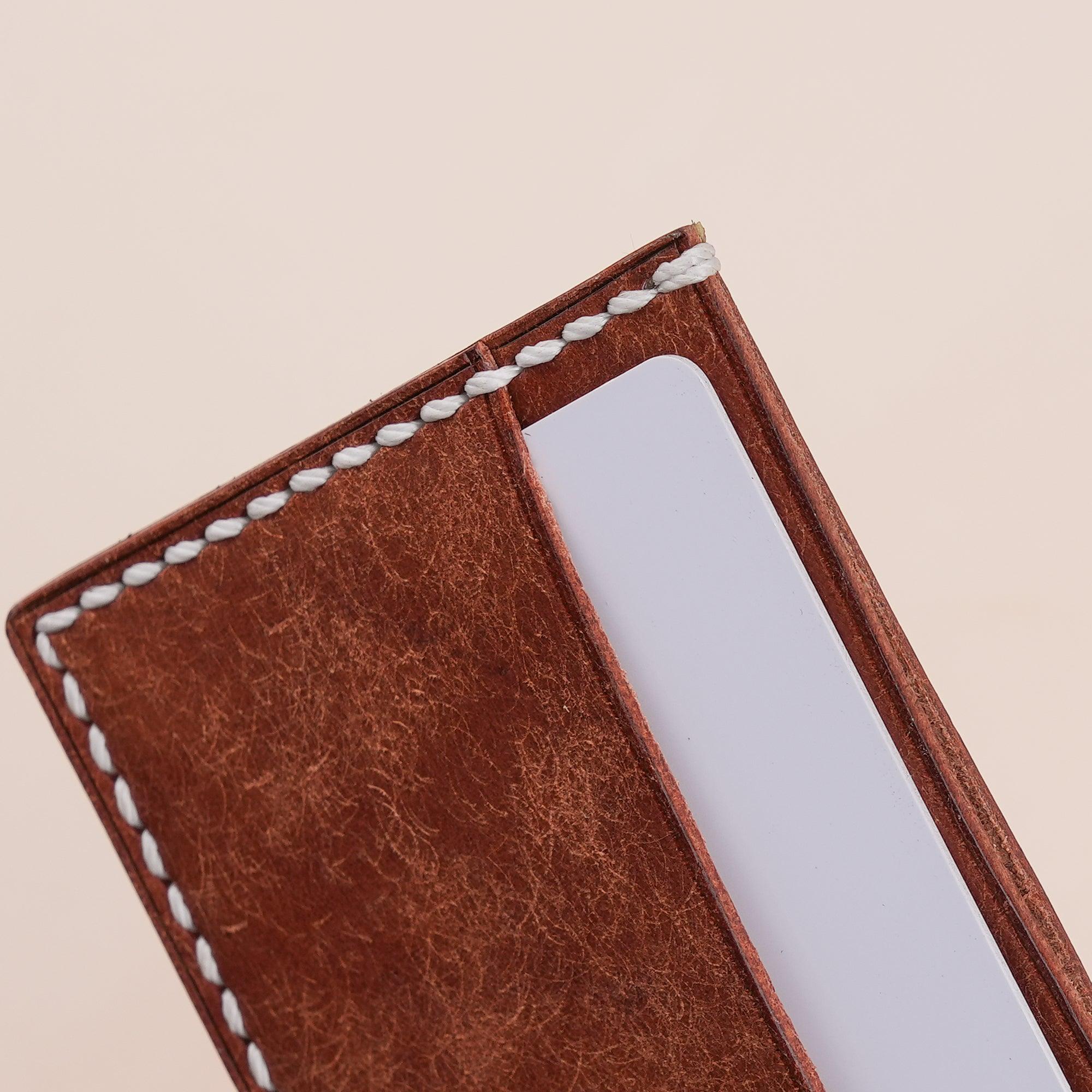 Brown Pueblo Leather Slim Card Holder - WildandKing